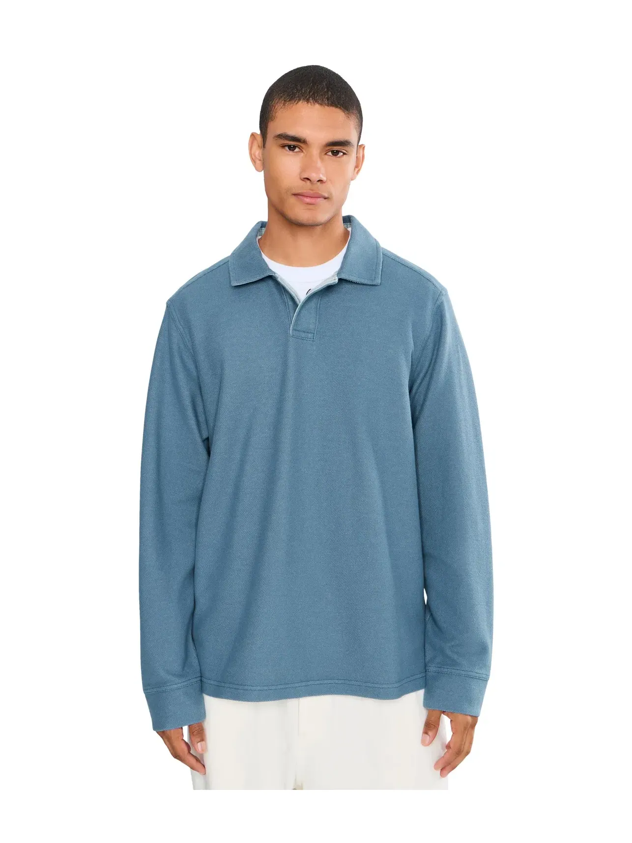 Поло с длинным рукавом «Мальдивы» Tommy Bahama — изображение 1 из 5, голубой
