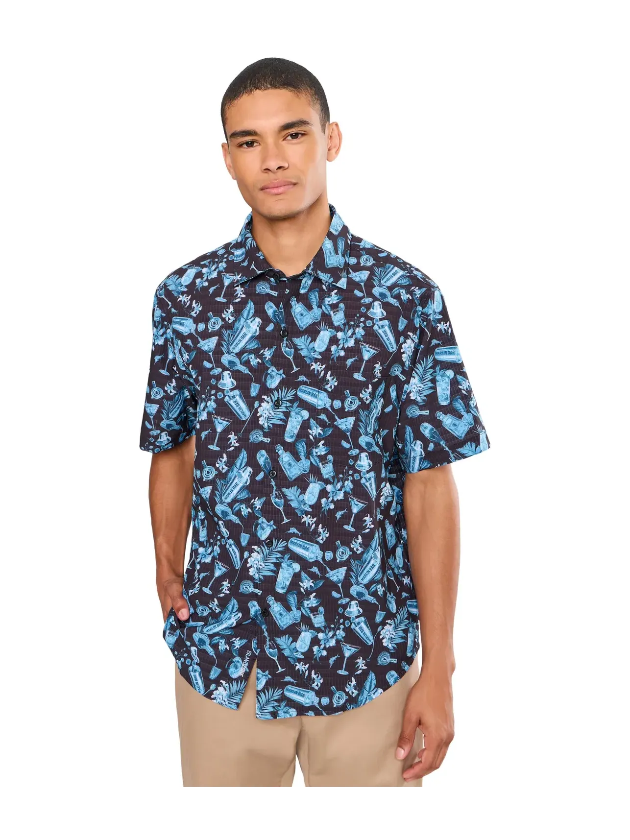 Рубашка Bahama Coast Mix N' Sip Tommy Bahama — изображение 1 из 5, синий