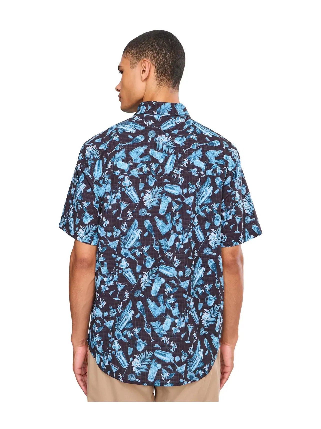 Рубашка Bahama Coast Mix N' Sip Tommy Bahama — изображение 4 из 5, синий