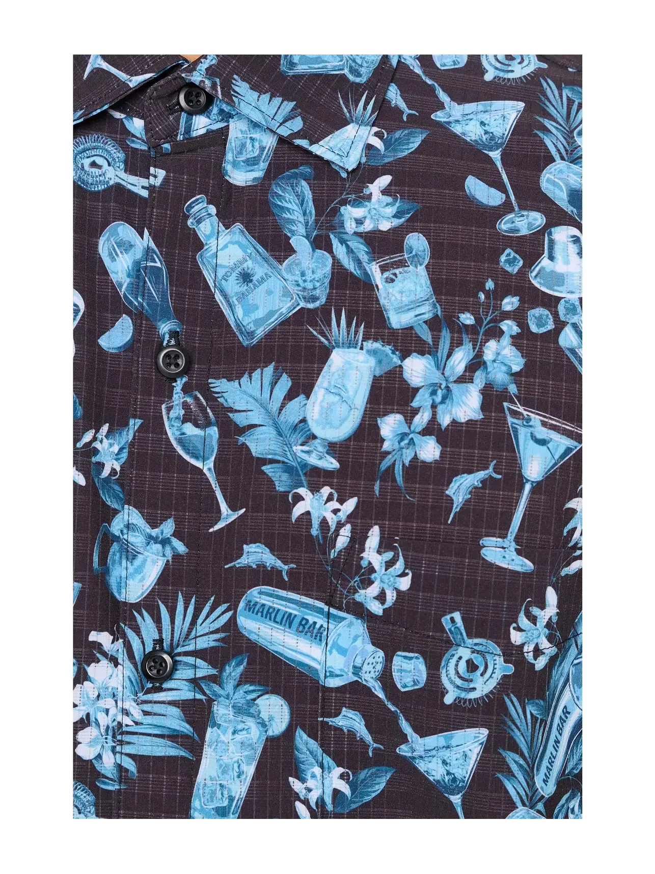 Рубашка Bahama Coast Mix N' Sip Tommy Bahama — изображение 5 из 5, синий