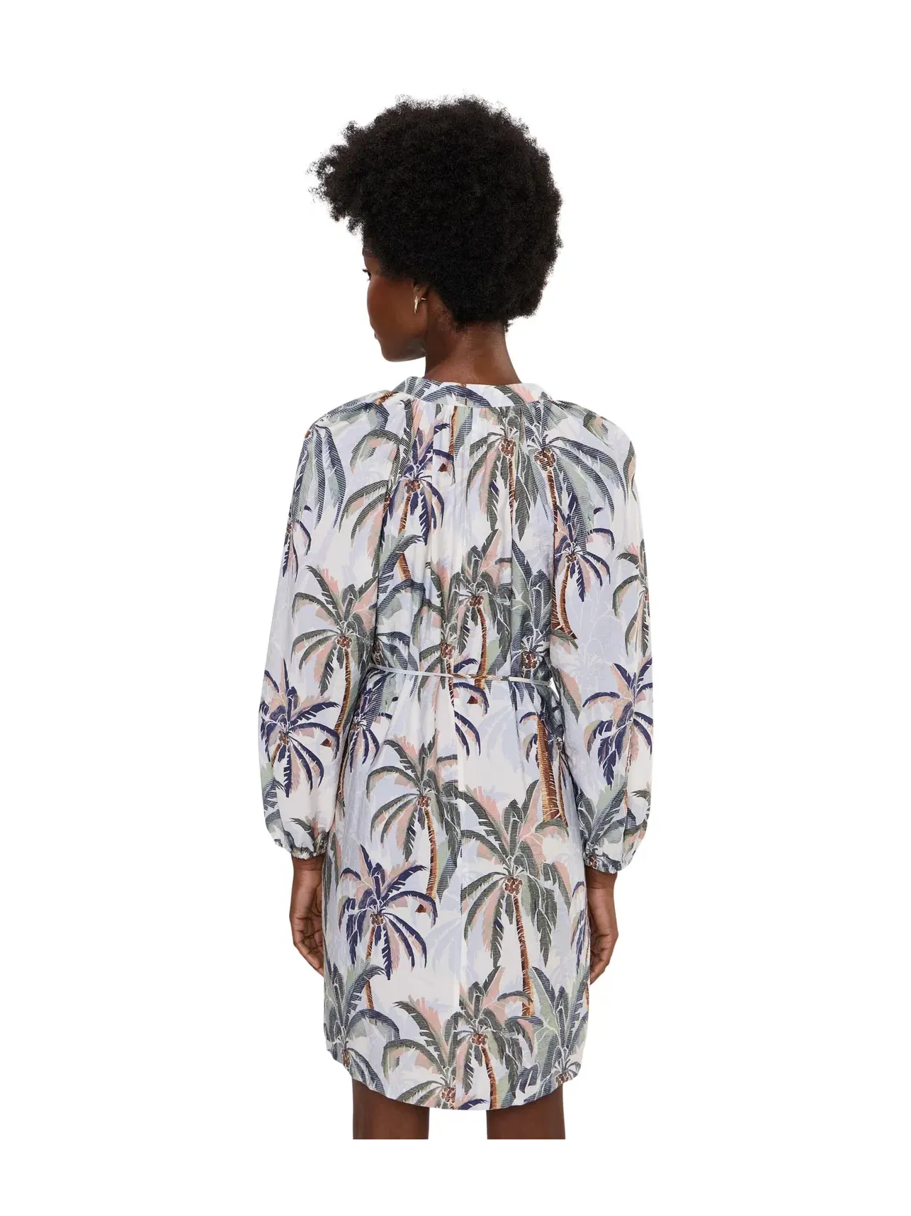 Платье Palm Oasis с длинными рукавами и короткими рукавами Tommy Bahama — изображение 4 из 5, прозрачный