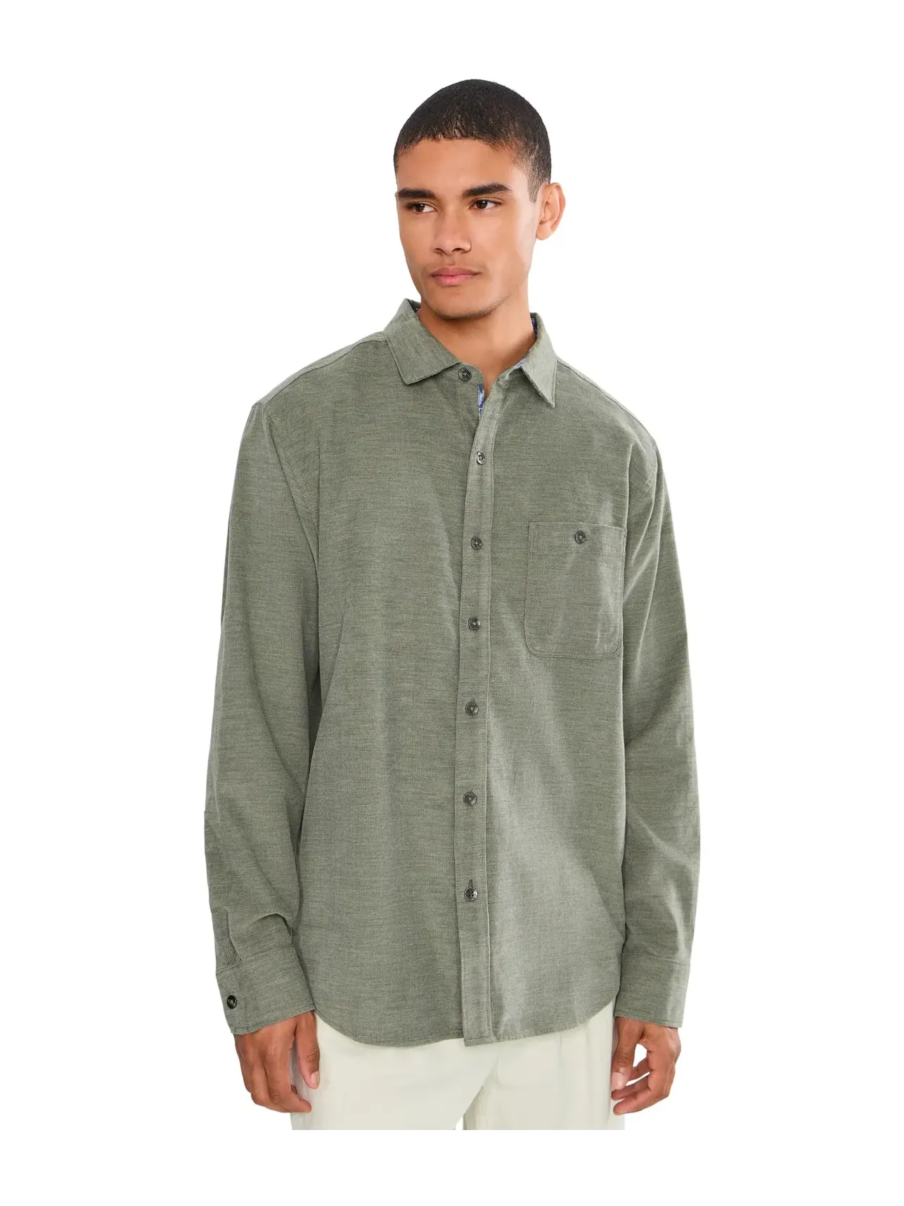 Футболка Coastline Cord Heather Bay Tommy Bahama — изображение 1 из 5, мох