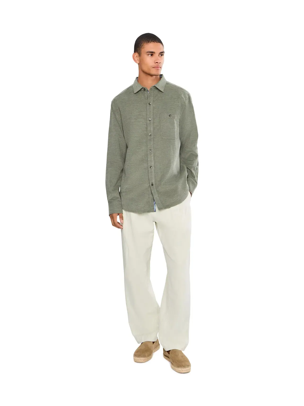 Футболка Coastline Cord Heather Bay Tommy Bahama — изображение 2 из 5, мох
