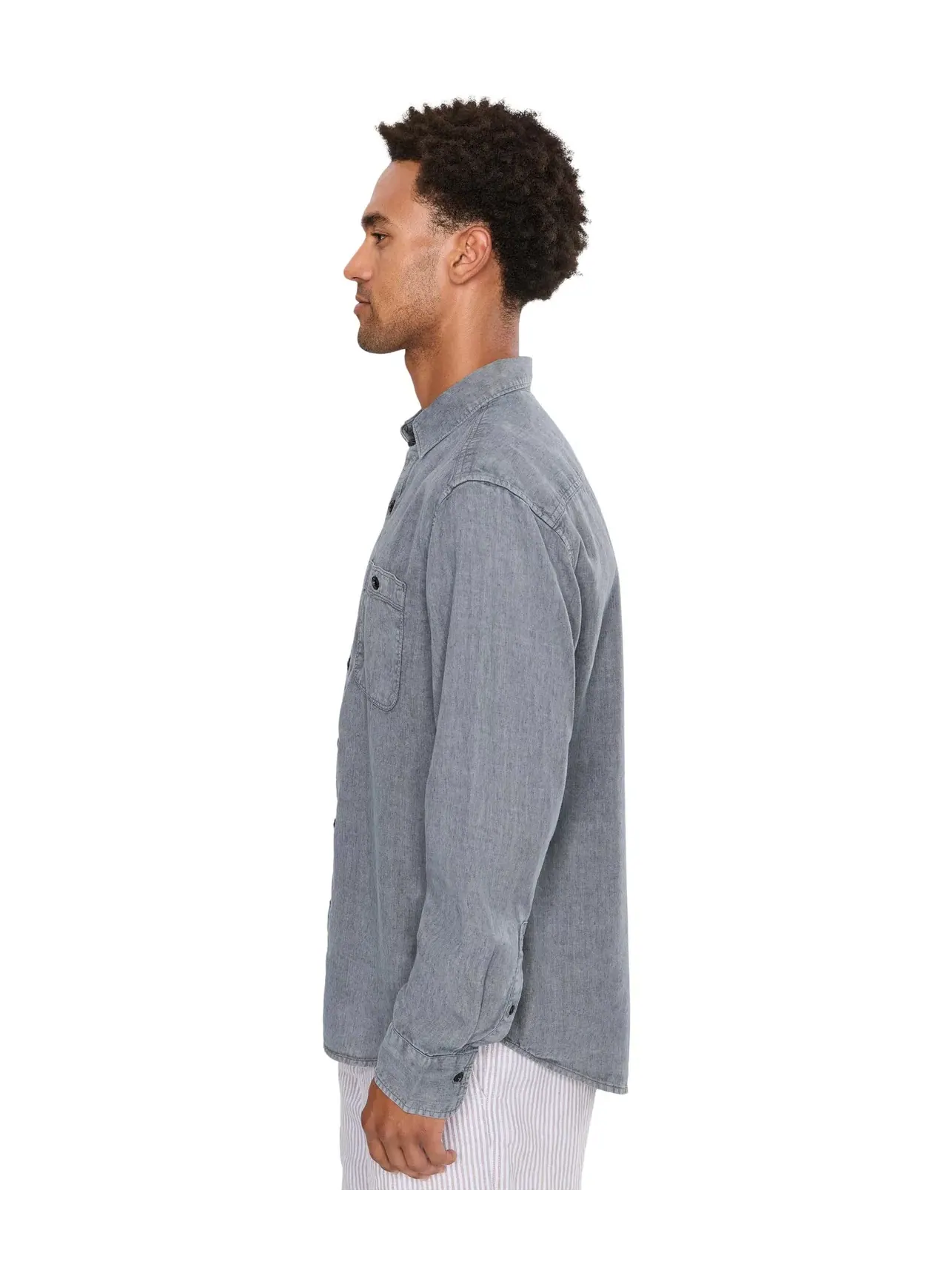 Рубашка Bonfire Beach Twill Tommy Bahama — изображение 3 из 5, серый