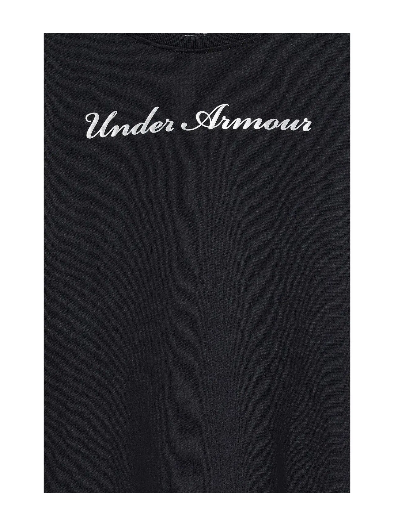 Футболка с коротким рукавом Rival Shimmer (для детей постарше) Under Armour Kids — изображение 3 из 3, черный/белый