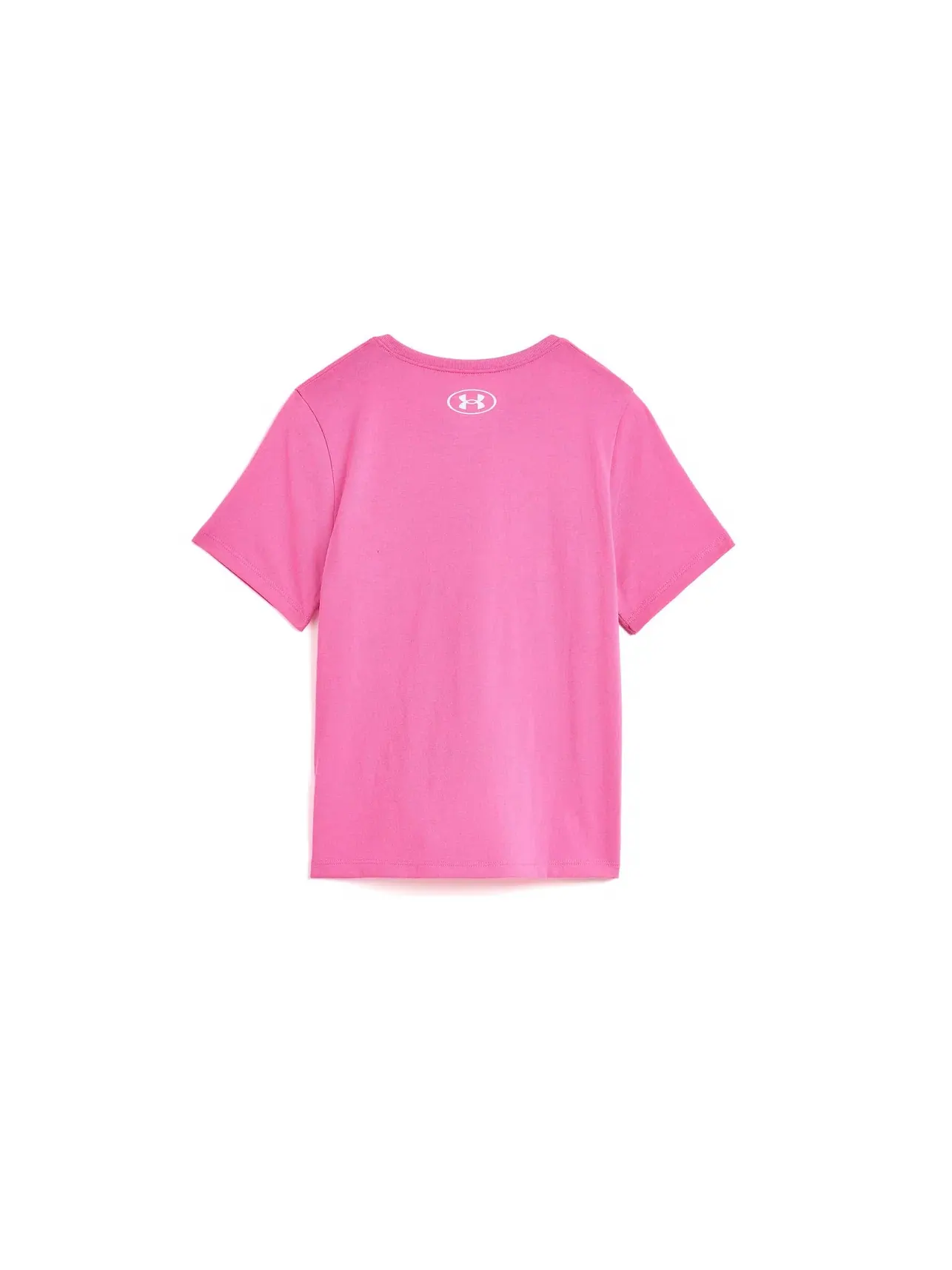 Футболка с коротким рукавом Rival Shimmer (для детей постарше) Under Armour Kids — изображение 2 из 3, розовый/белый