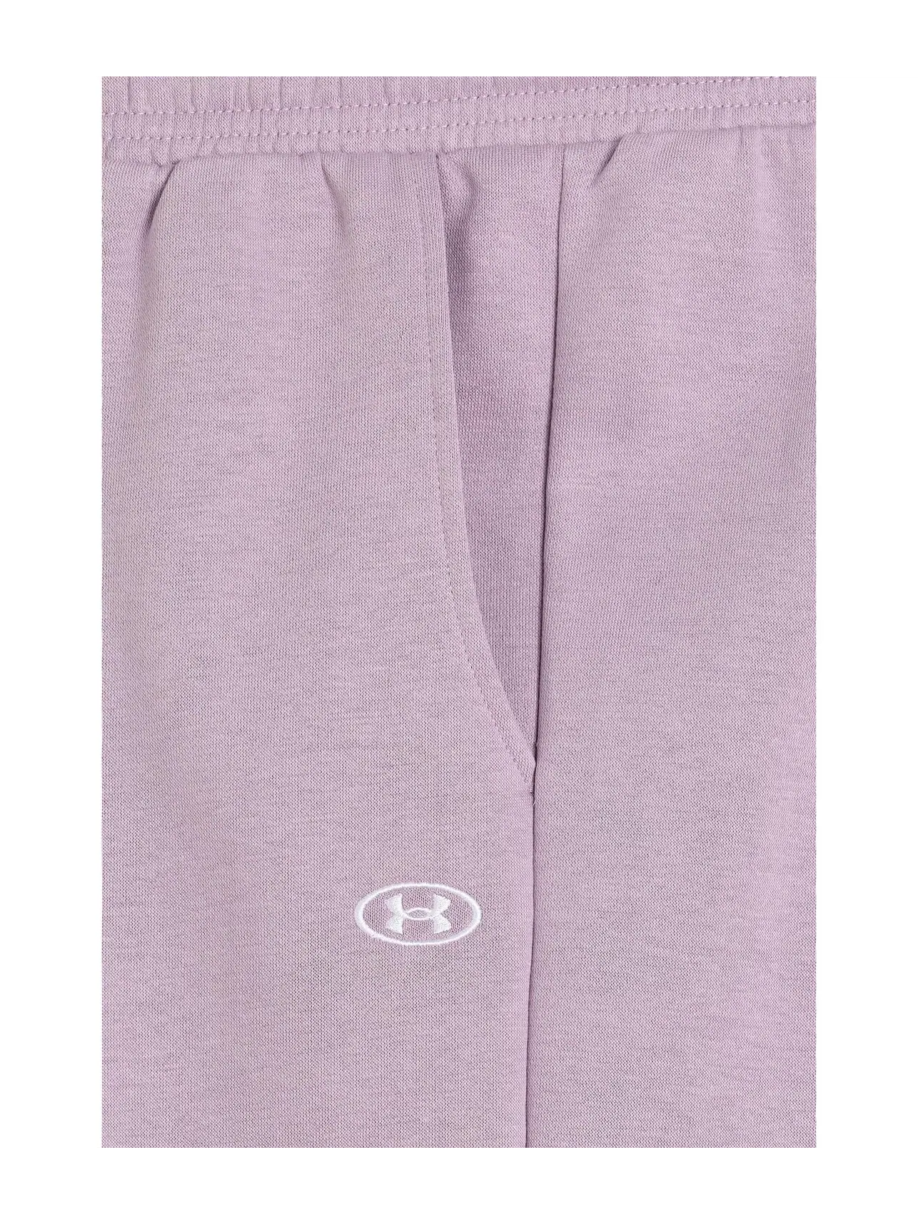 Спортивные брюки Rival Fleece (для детей постарше) Under Armour Kids — изображение 3 из 3, розовый/белый