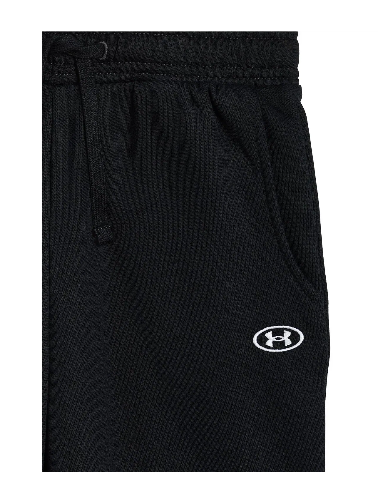 Спортивные брюки Rival Fleece (для детей постарше) Under Armour Kids — изображение 3 из 3, черный/белый