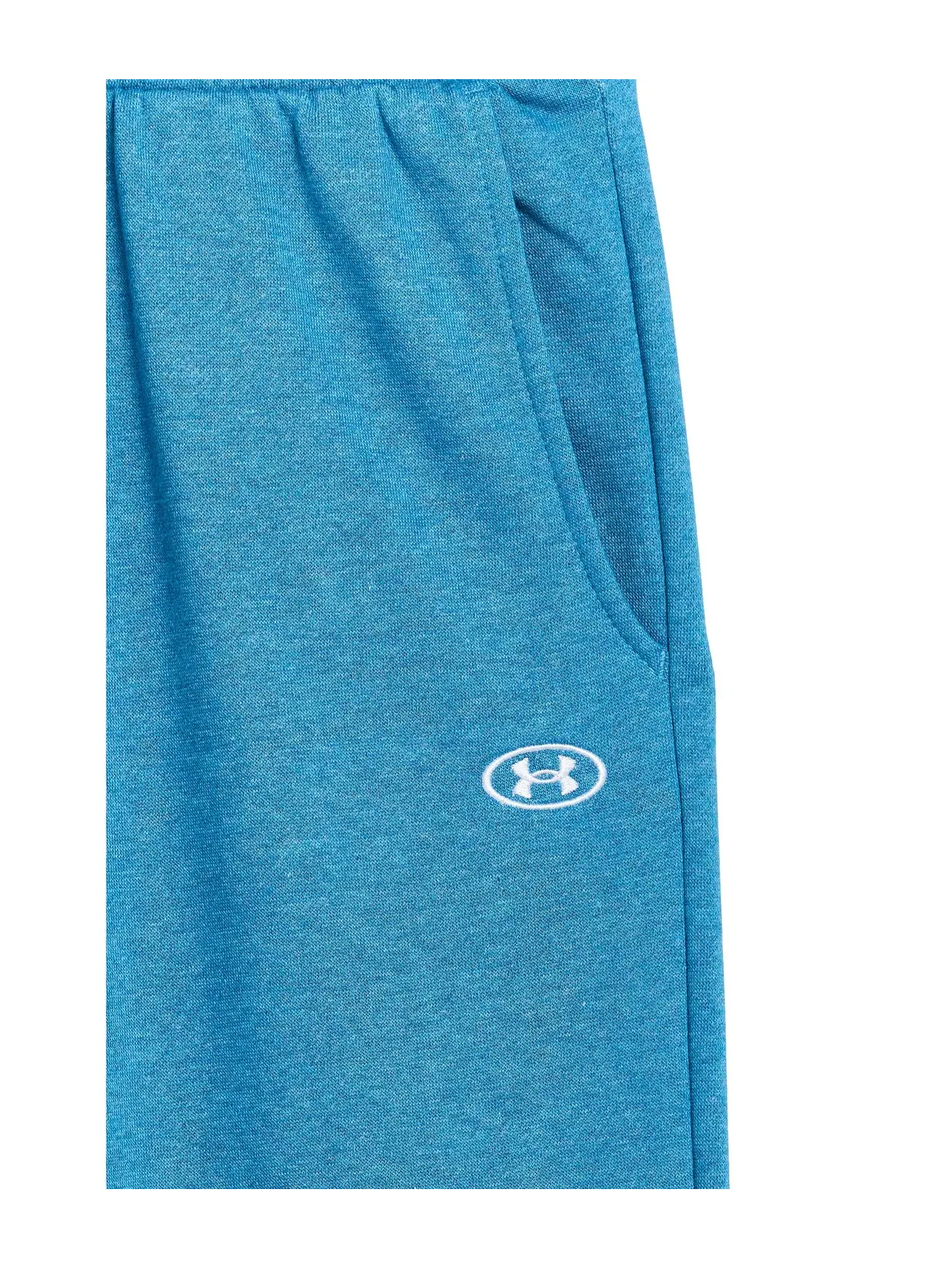 Спортивные брюки Rival Fleece (для детей постарше) Under Armour Kids — изображение 3 из 3, синий светлый/белый