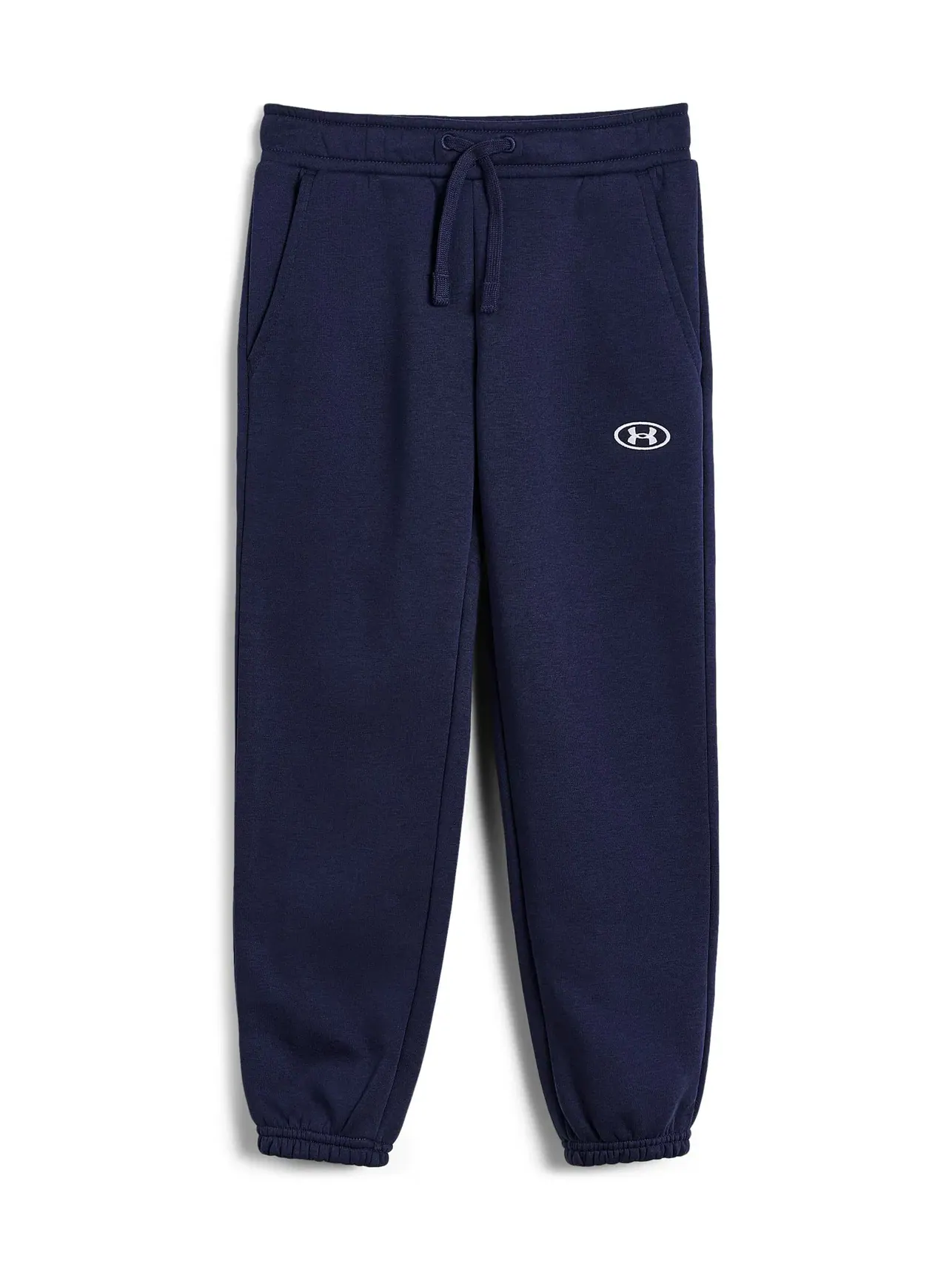 Спортивные брюки Rival Fleece (для детей постарше) Under Armour Kids — изображение 1 из 3, темно-синий/белый