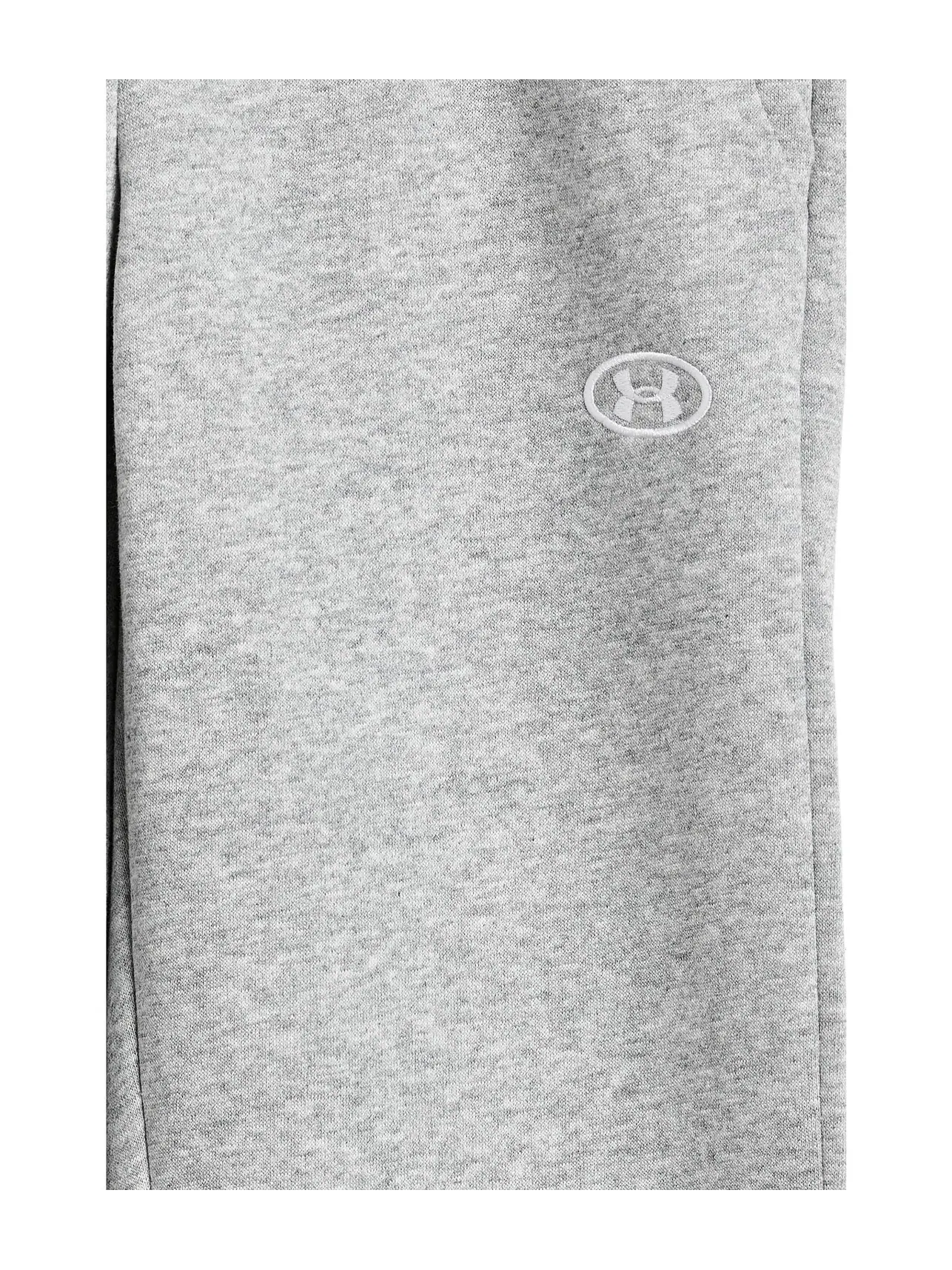 Спортивные брюки Rival Fleece (для детей постарше) Under Armour Kids — изображение 3 из 3, серый светлый/белый