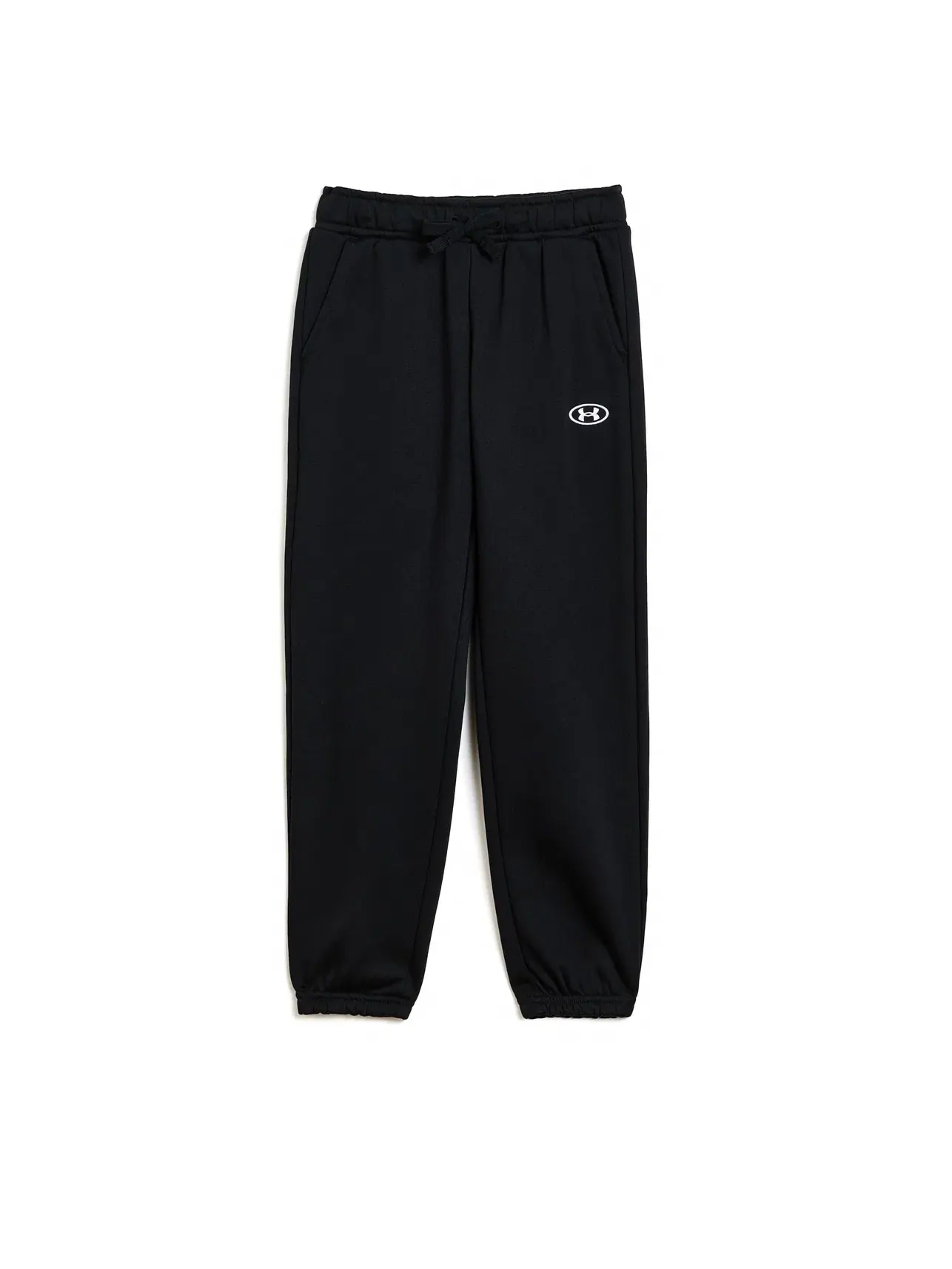 Спортивные брюки Rival Fleece (для детей постарше) Under Armour Kids — изображение 1 из 3, черный/белый