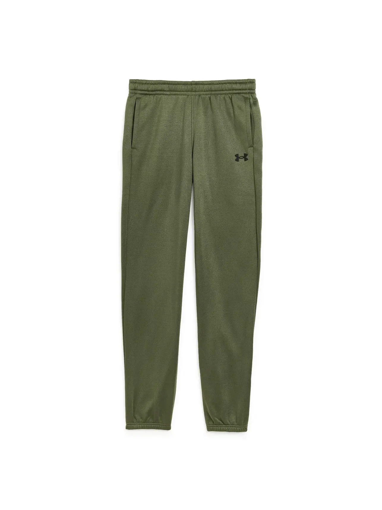 Спортивные брюки Armour Fleece (для детей постарше) Under Armour Kids — изображение 1 из 3, зеленый/черный