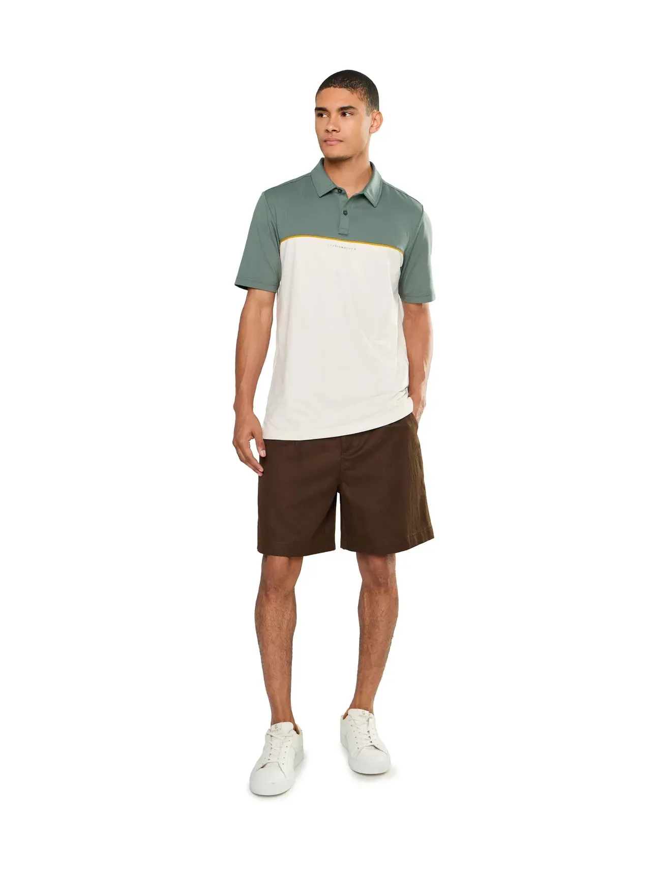 Топ Featherweight Color-Block Travismathew — изображение 2 из 5, зеленый