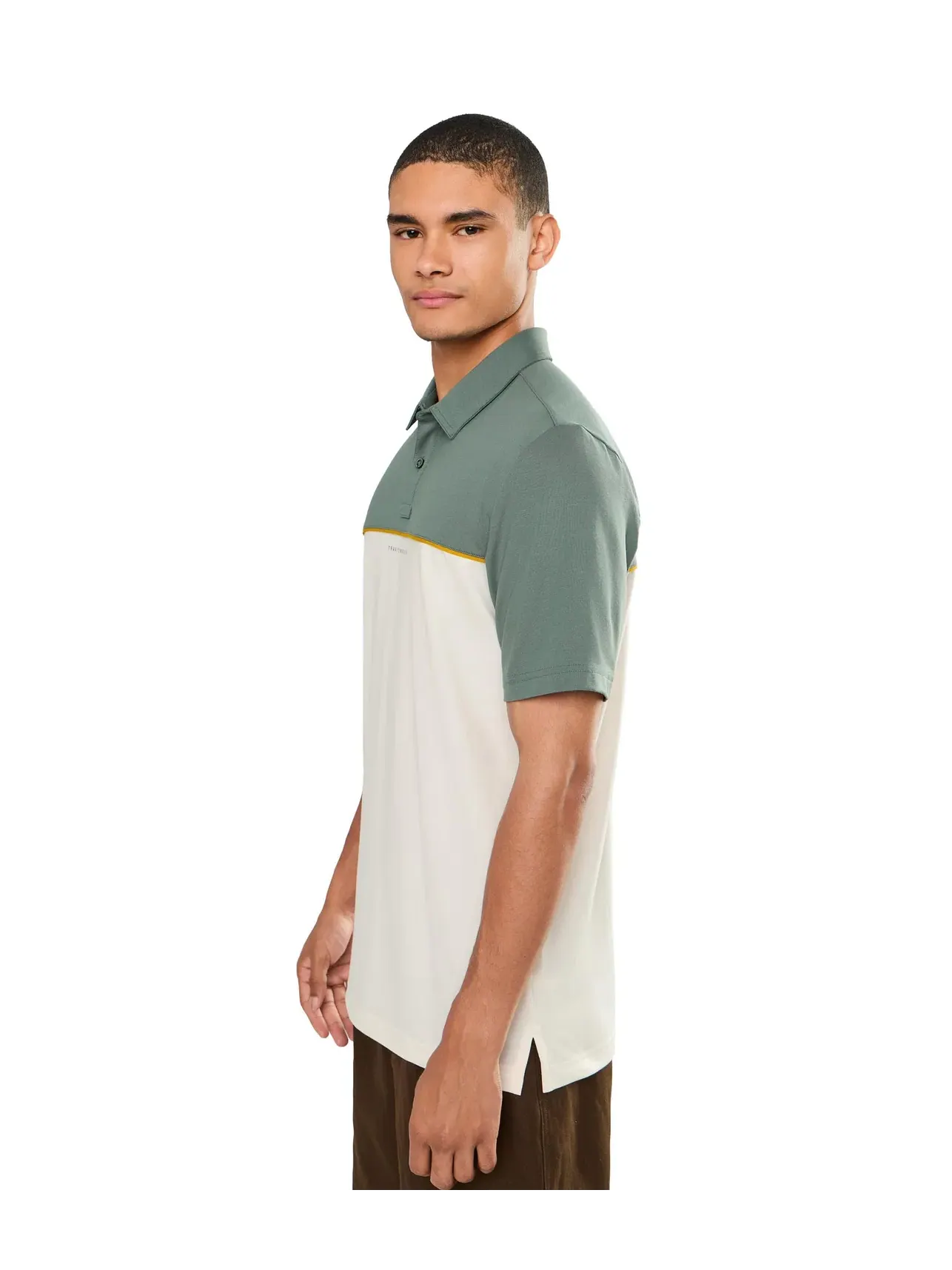 Топ Featherweight Color-Block Travismathew — изображение 3 из 5, зеленый