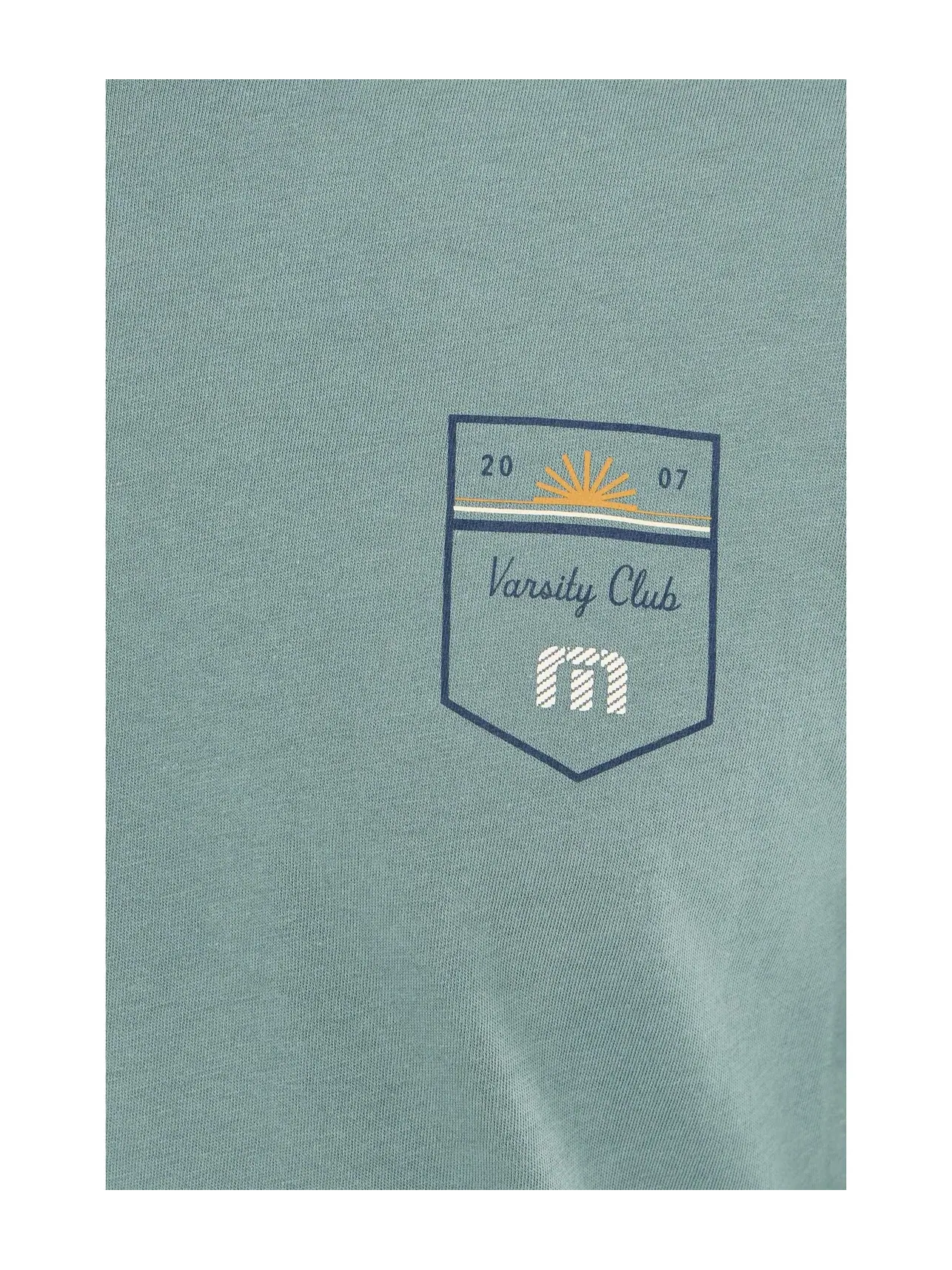 Футболка Club Charm Travismathew — изображение 5 из 5, зеленый