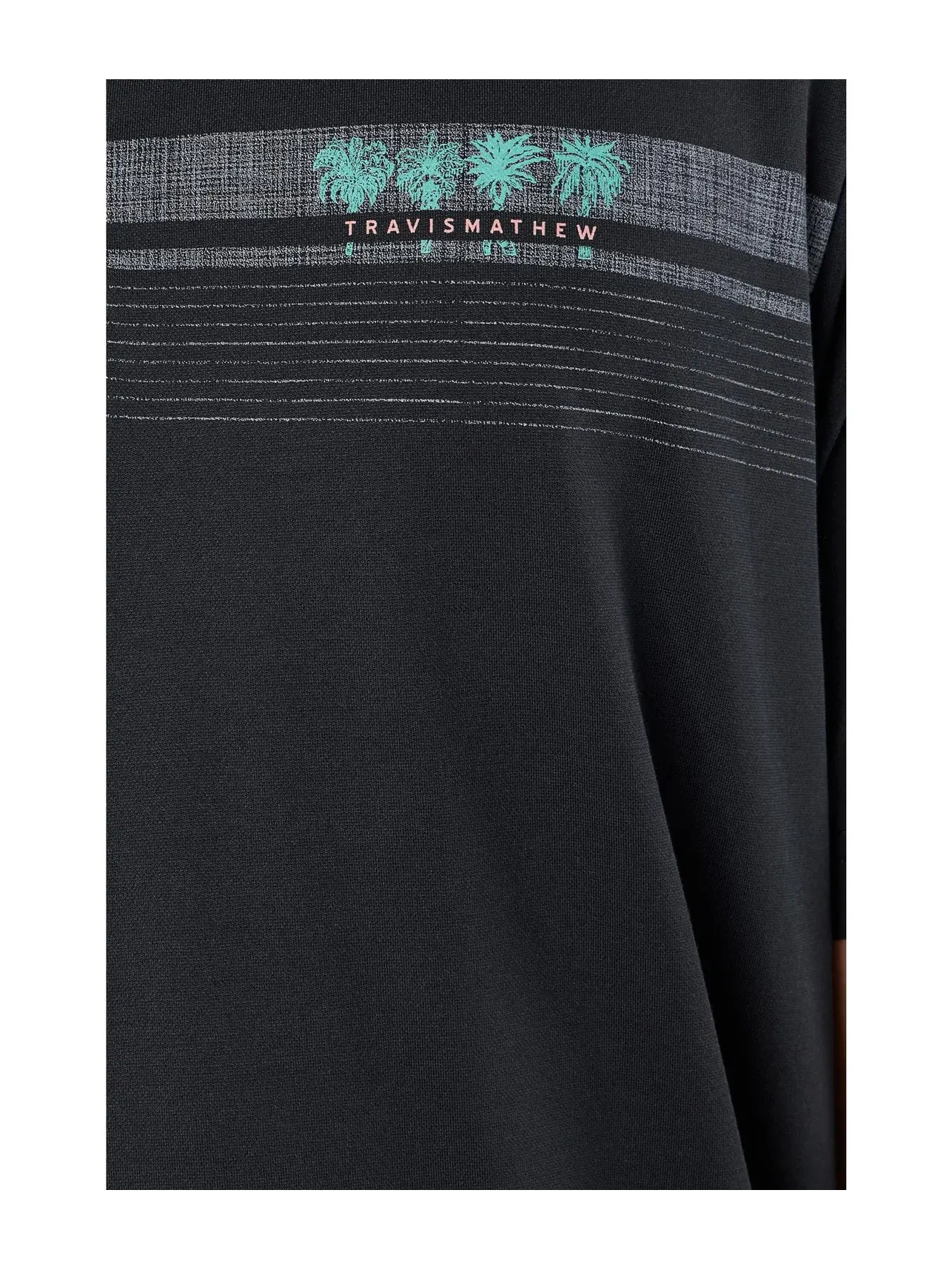Топ Featherweight Cheststripe Travismathew — изображение 5 из 5, черный