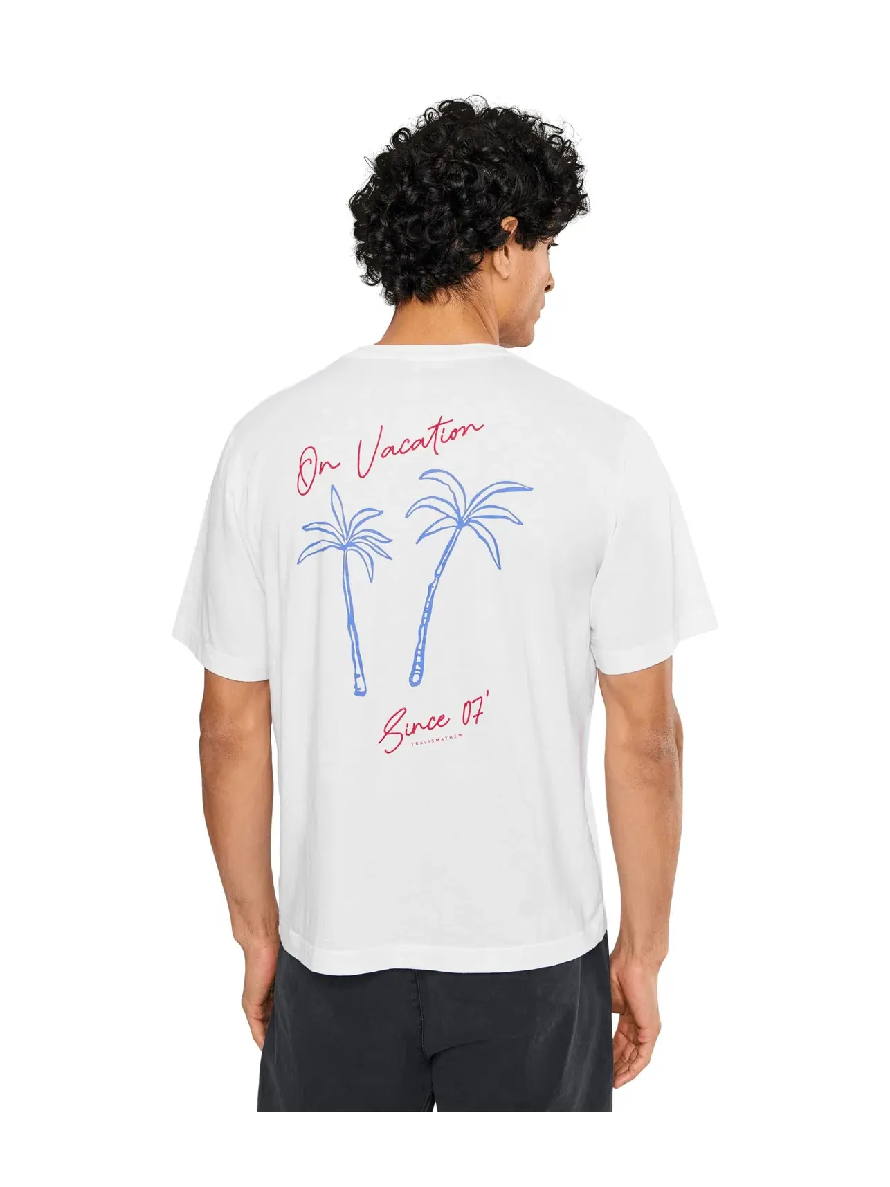 Футболка Vacation Boyfriend T Travismathew — изображение 4 из 5, яркий белый