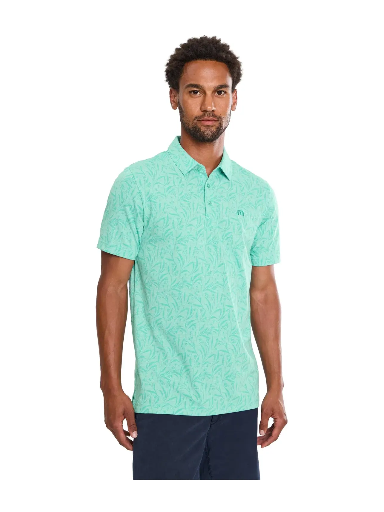 Спортивная футболка S Travismathew — изображение 1 из 5, яркий голубой