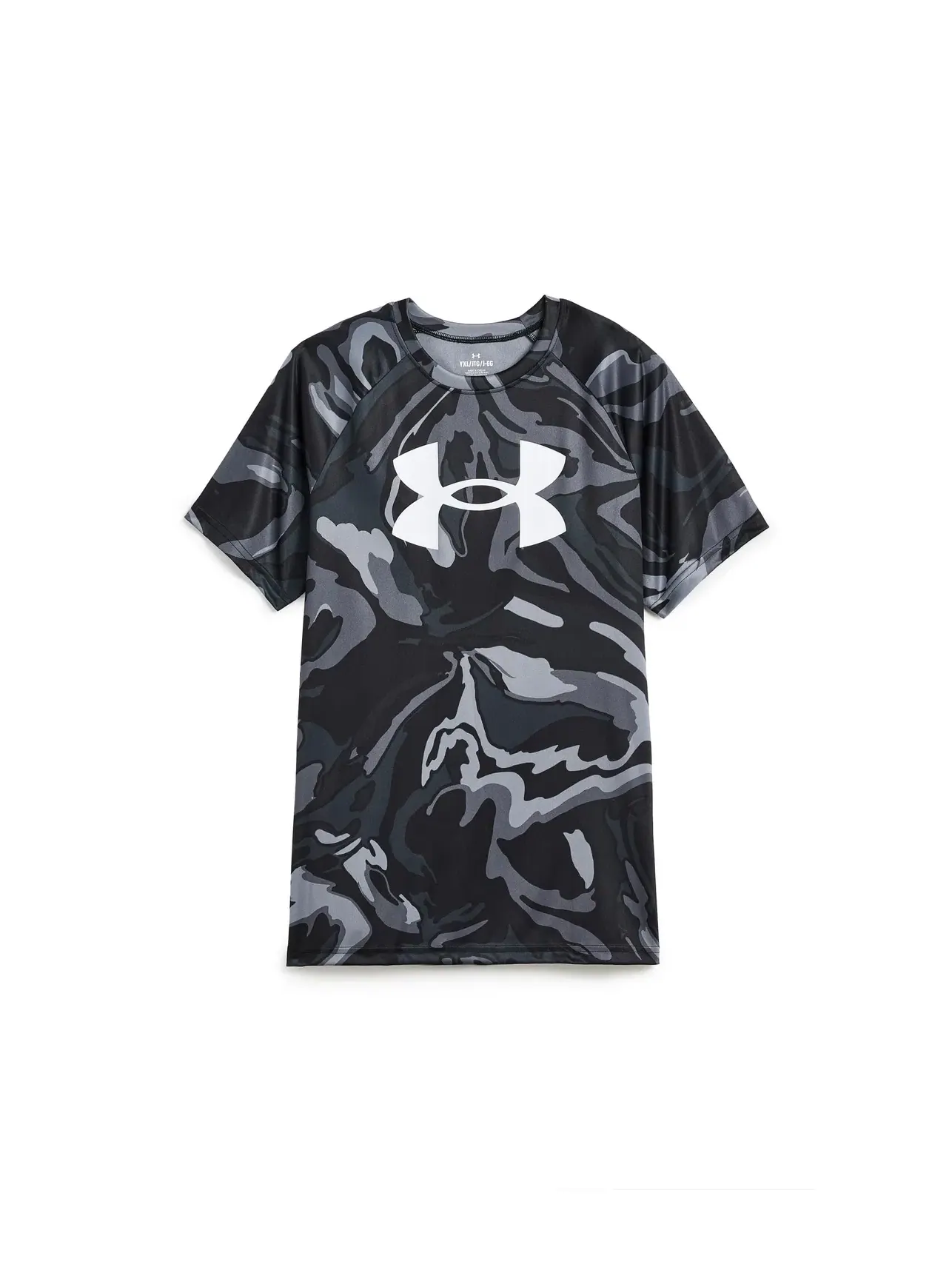 Футболка с коротким рукавом и большим логотипом Tech (для детей постарше) Under Armour Kids — изображение 1 из 3