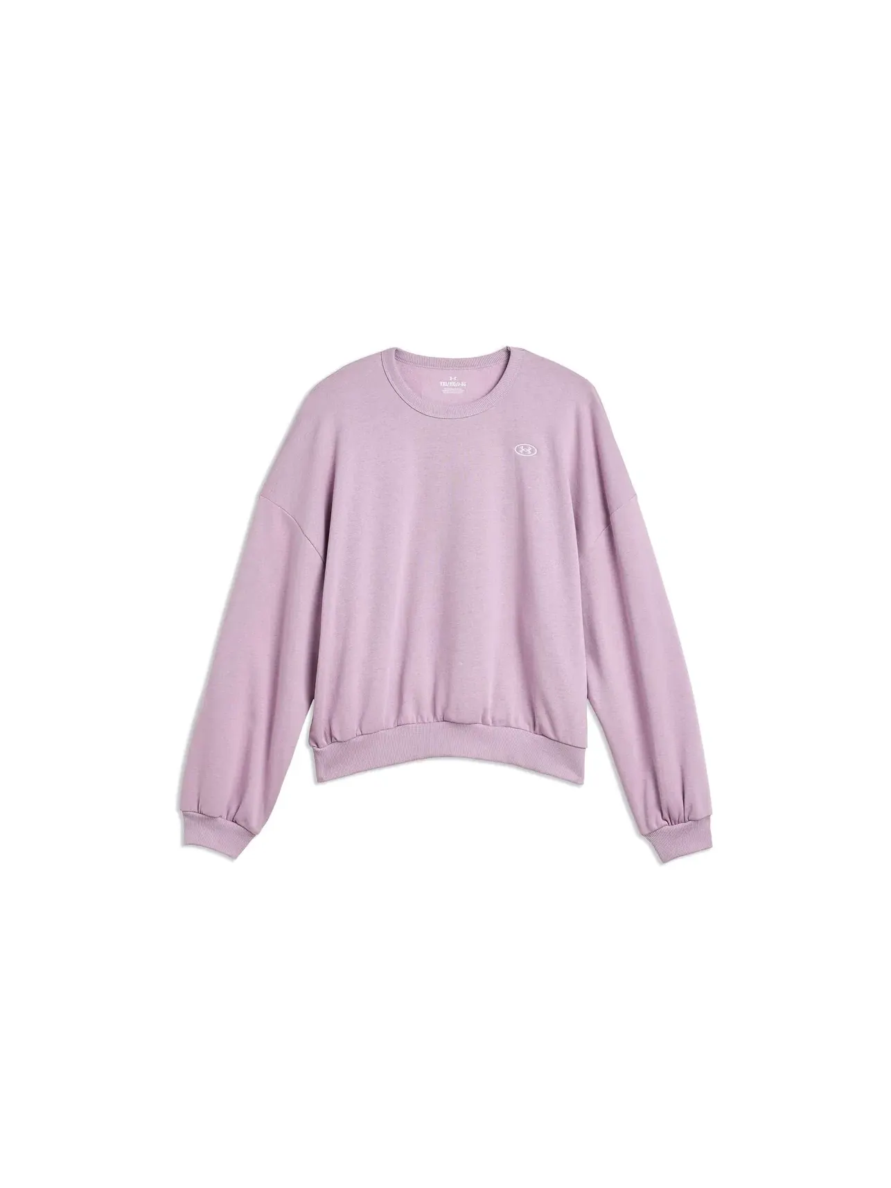 Флисовая толстовка оверсайз Rival Fleece Oversized Crew (для больших детей) Under Armour Kids — изображение 1 из 3