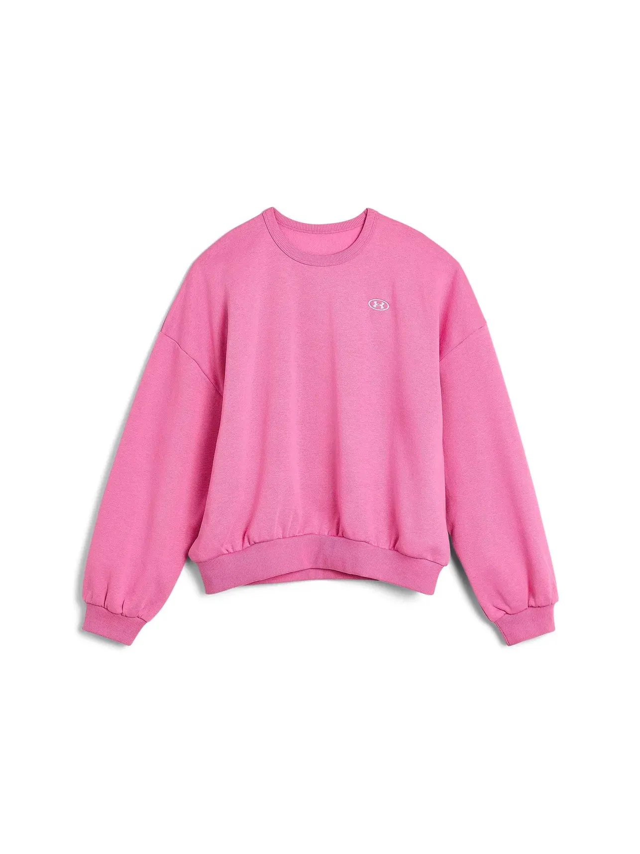 Флисовая толстовка оверсайз Rival Fleece Oversized Crew (для больших детей) Under Armour Kids — изображение 1 из 3