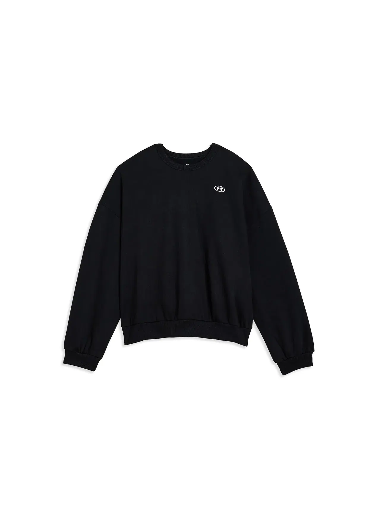 Флисовая толстовка оверсайз Rival Fleece Oversized Crew (для больших детей) Under Armour Kids — изображение 1 из 3