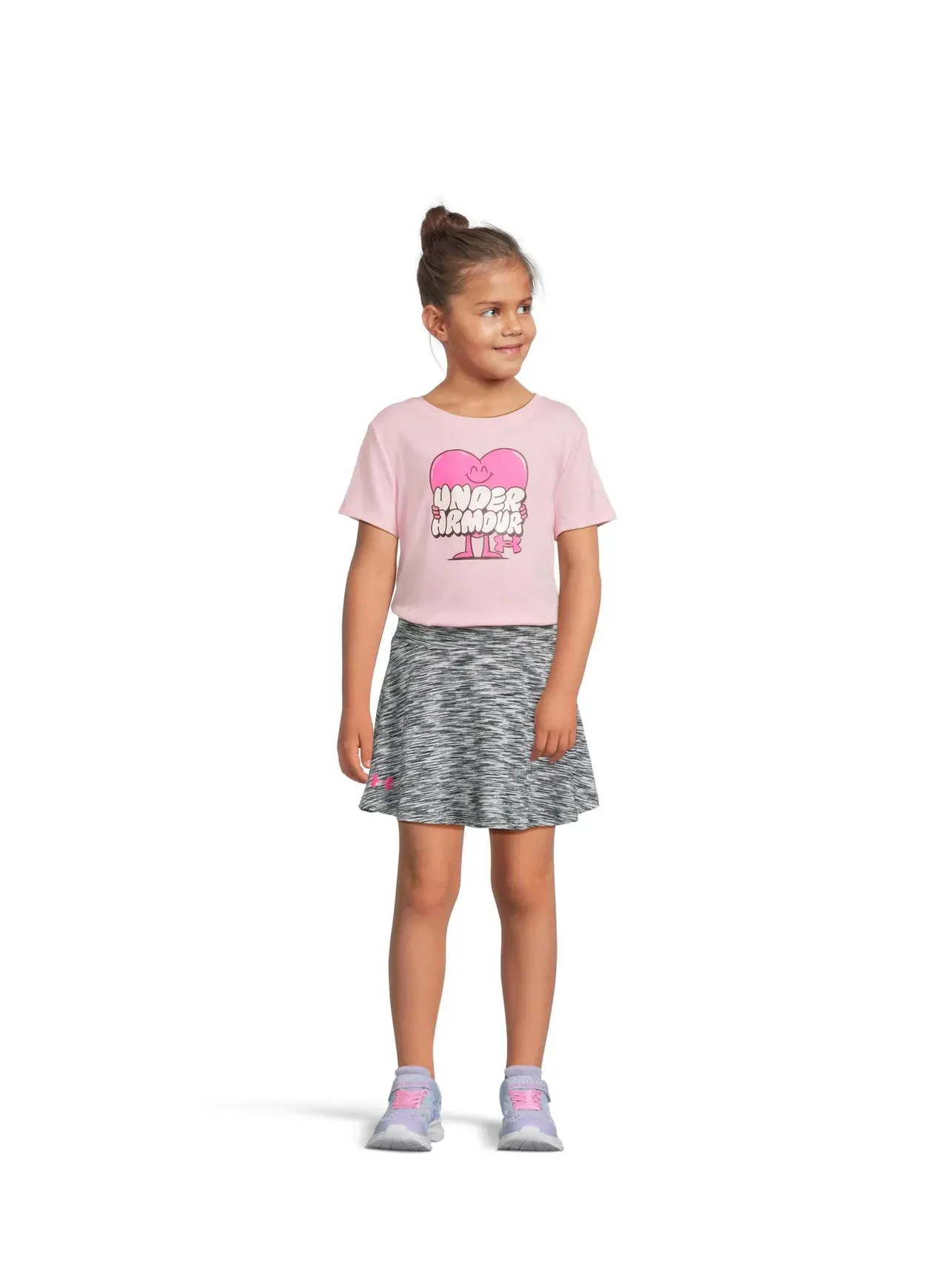 Комплект юбки-шорты Twist (для маленьких детей) Under Armour Kids — изображение 4 из 4, розовый