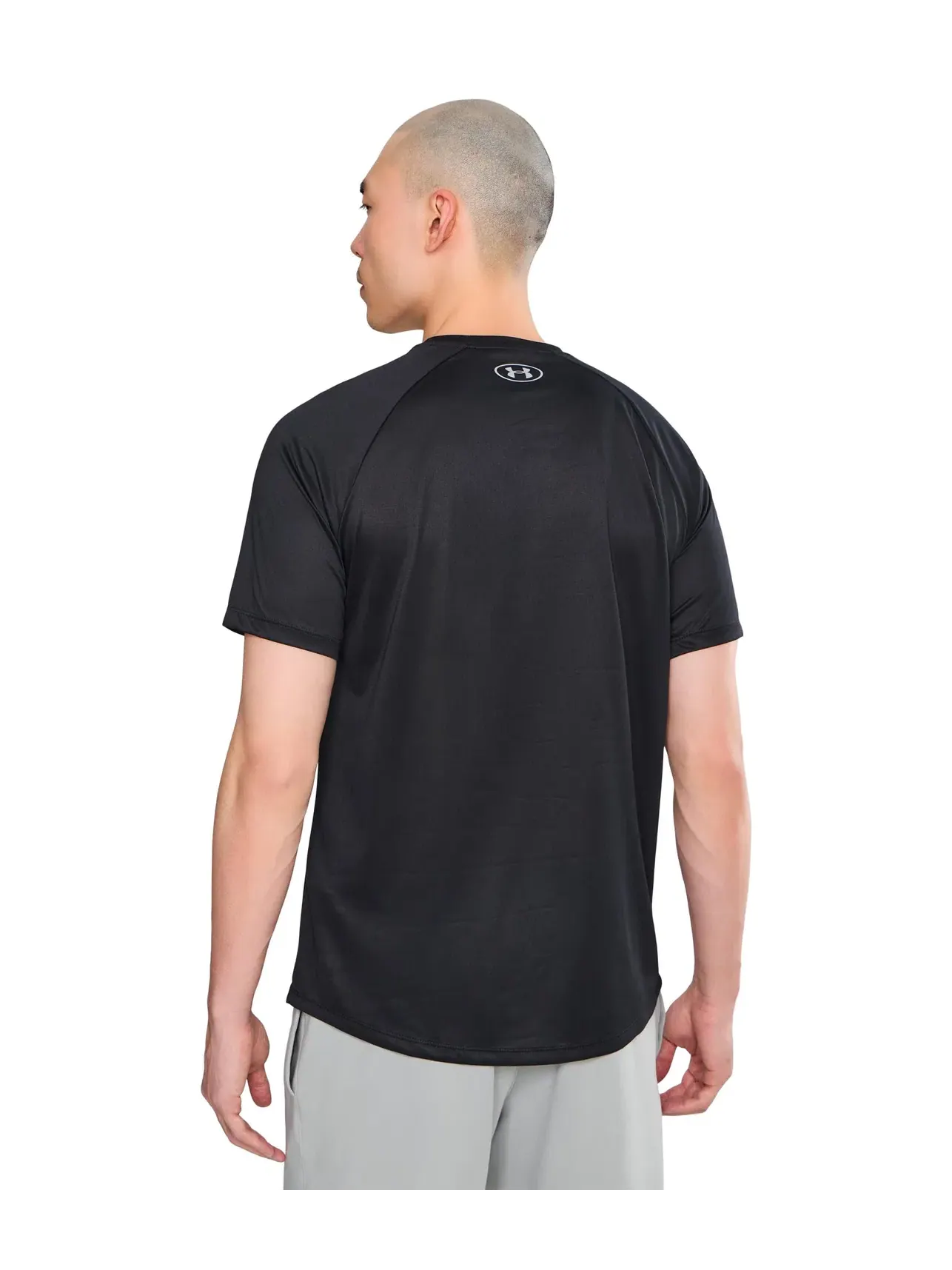 Футболка с технологичным рисунком Under Armour — изображение 4 из 5, черный/серый