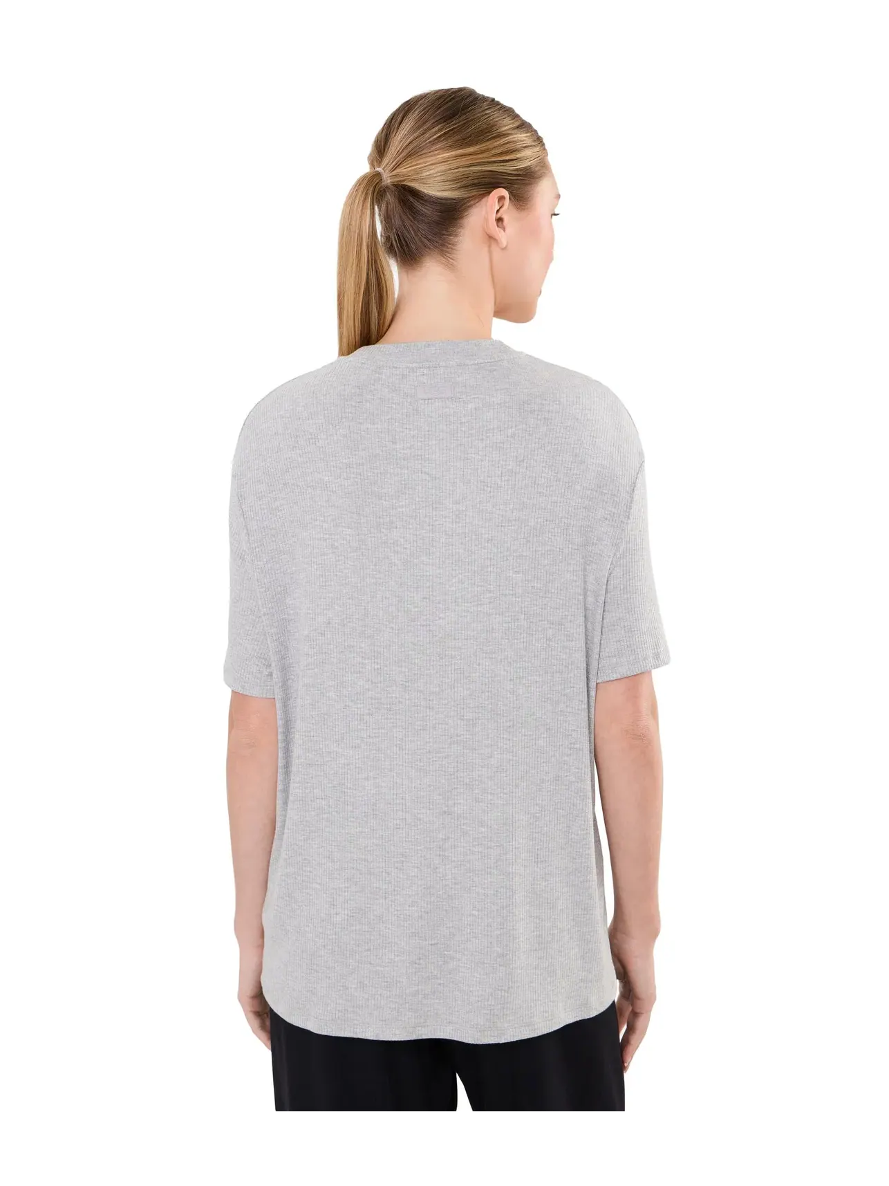 Футболка Amarys Relaxed Rib Tee Ugg — изображение 4 из 5, серый