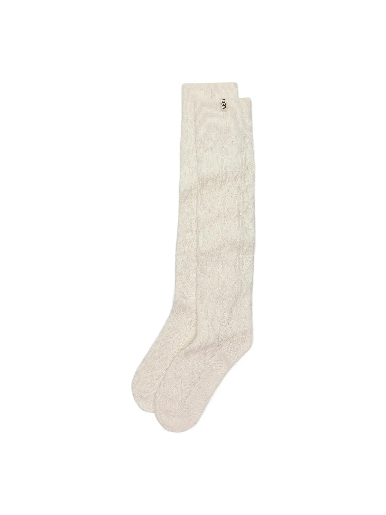 Носки до колена с косичкой Rensa Cable Knit Knee High Ugg — изображение 1 из 2, бежевый