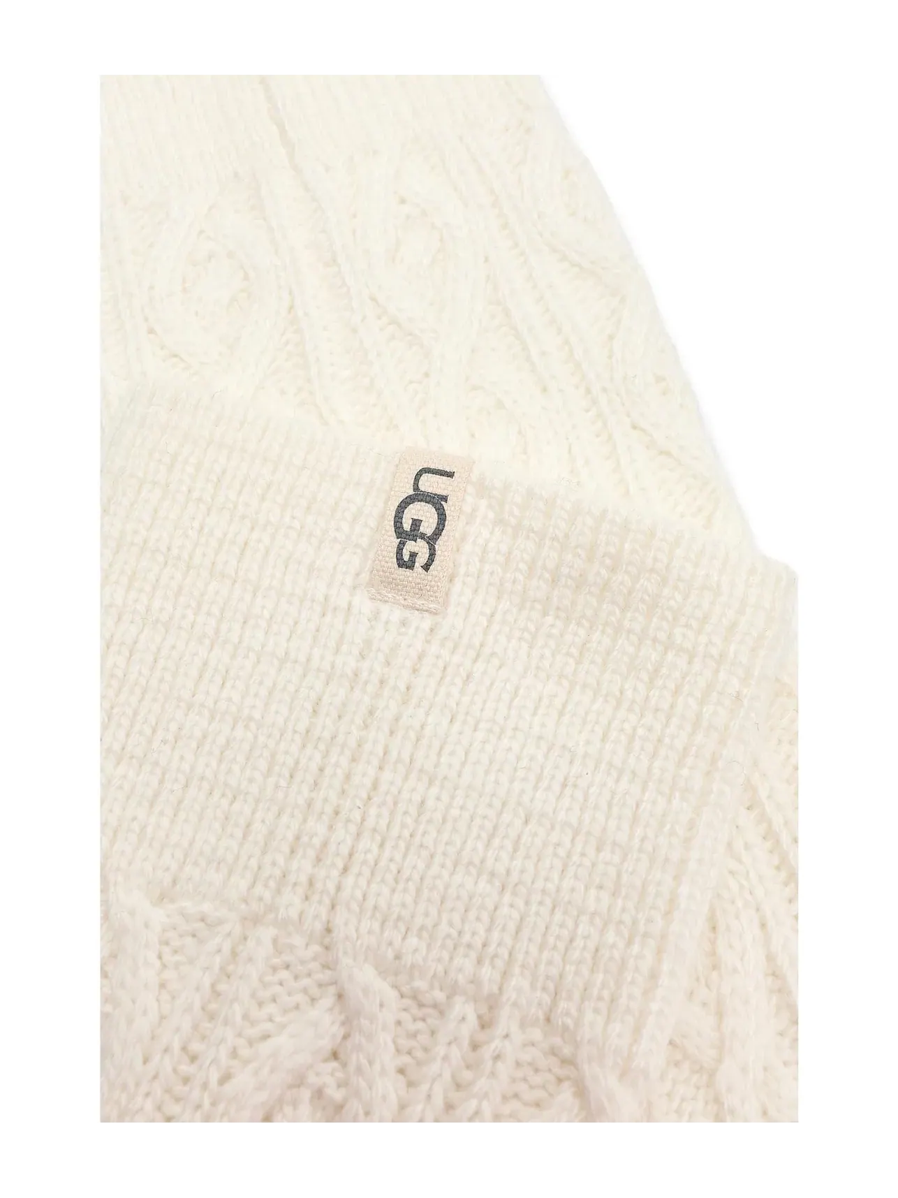 Носки до колена с косичкой Rensa Cable Knit Knee High Ugg — изображение 2 из 2, бежевый