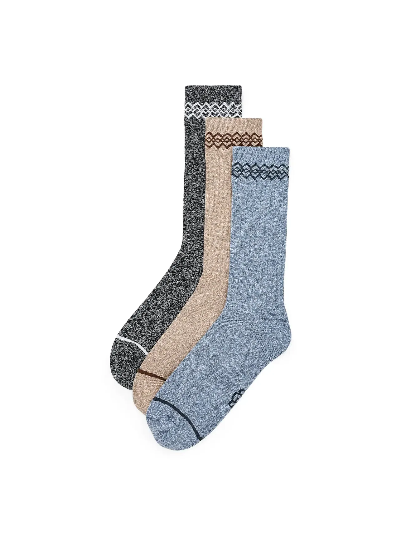 Носки Tasman, 3 пары Tasman 3-Pack Ugg — изображение 1 из 2, песочный/синий/черный