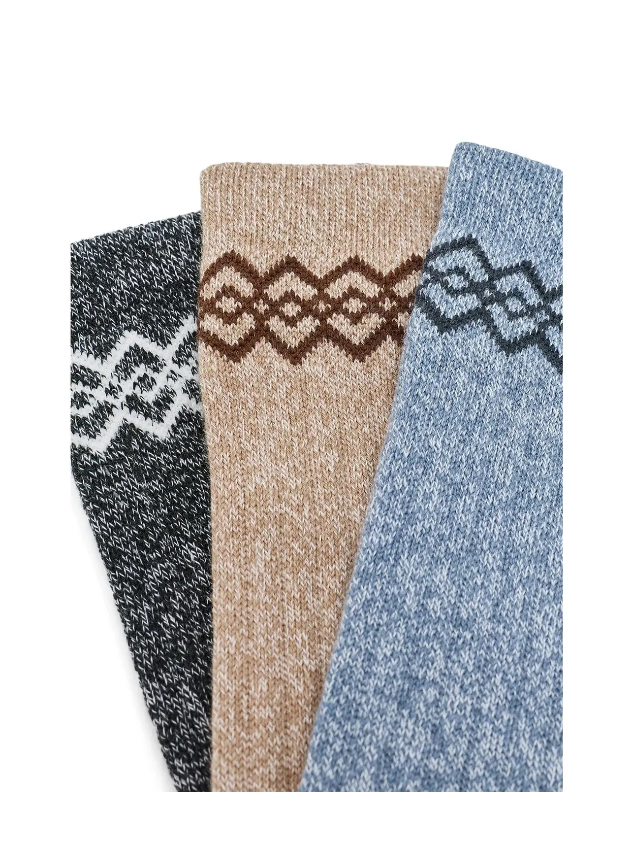 Носки Tasman, 3 пары Tasman 3-Pack Ugg — изображение 2 из 2, песочный/синий/черный