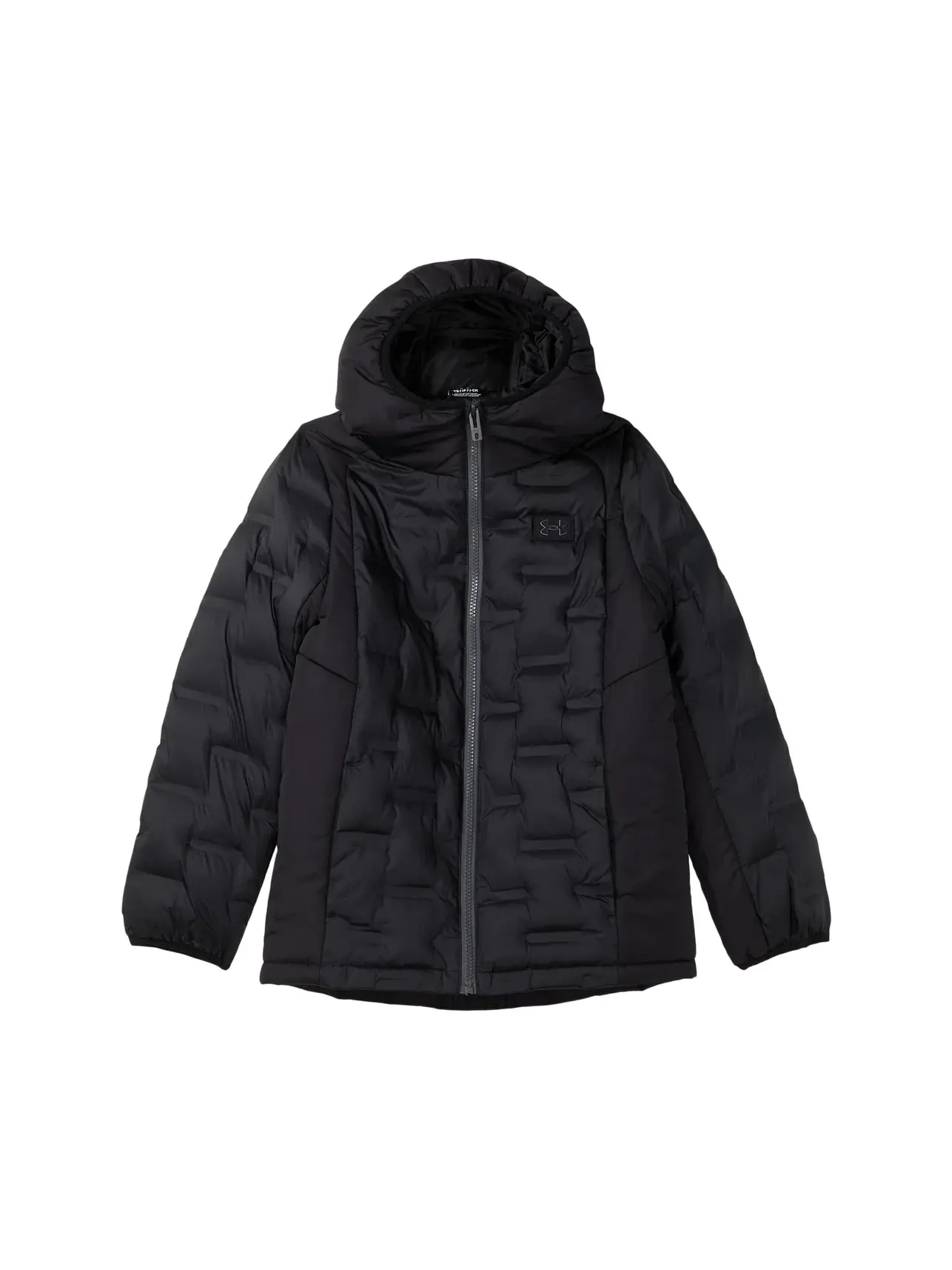 Стеганая пуховая куртка из искусственного меха (для детей постарше) Under Armour Kids — изображение 1 из 1, черный