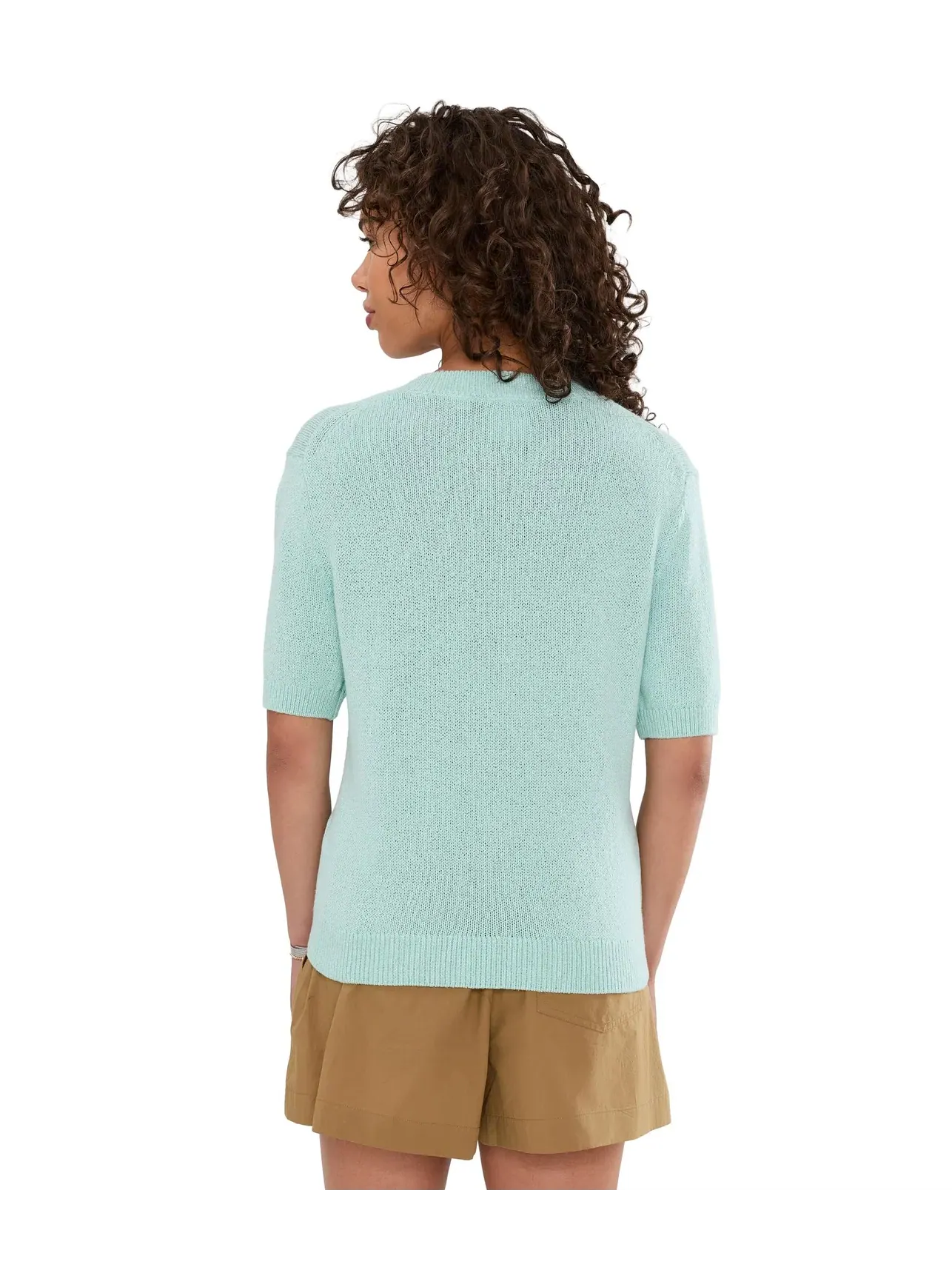 Вязаный топ Palmer Knit Top Varley — изображение 4 из 5, синий