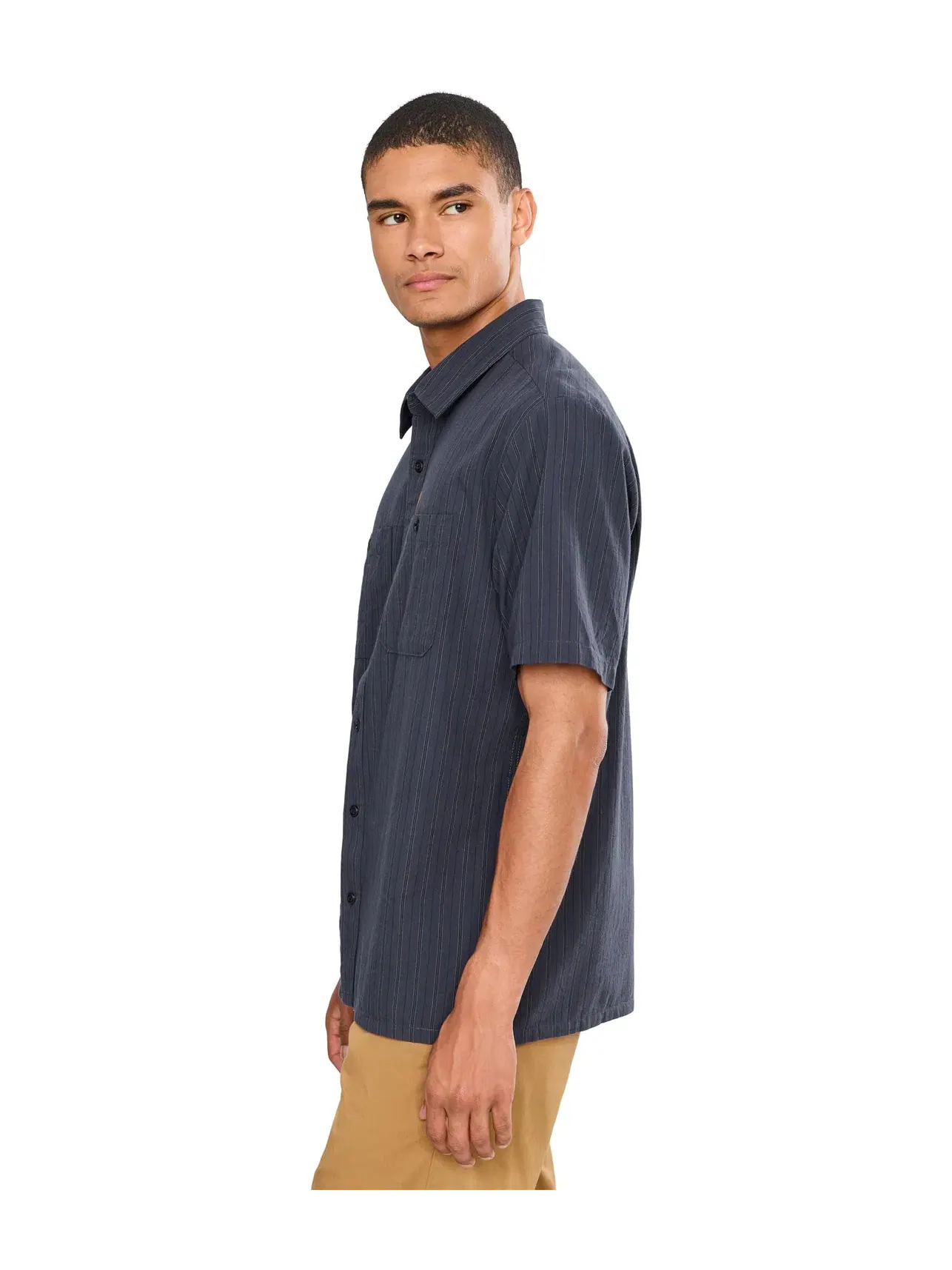 Рубашка Kap Out Workwear Short Sleeve Volcom — изображение 3 из 5, синий