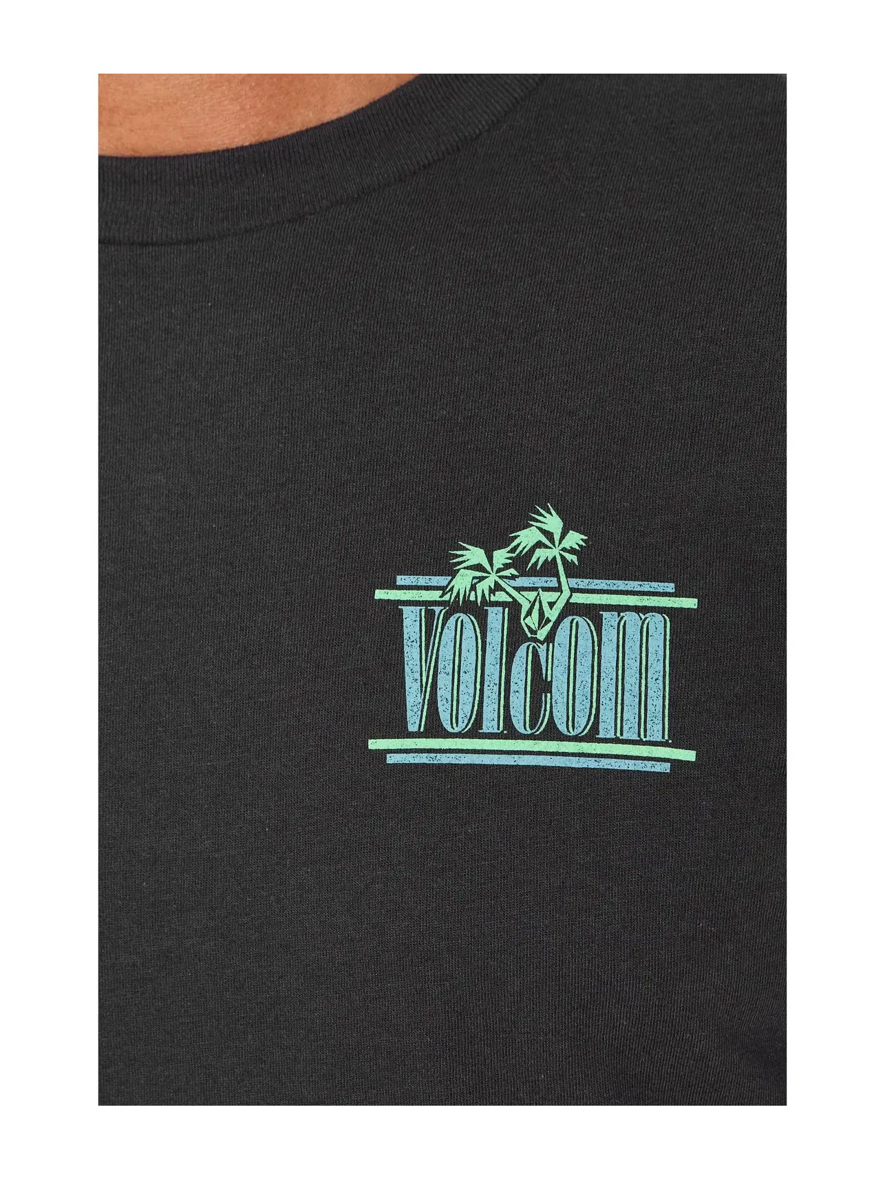 Футболка «Вдохни глубоко» Volcom — изображение 5 из 5, черный