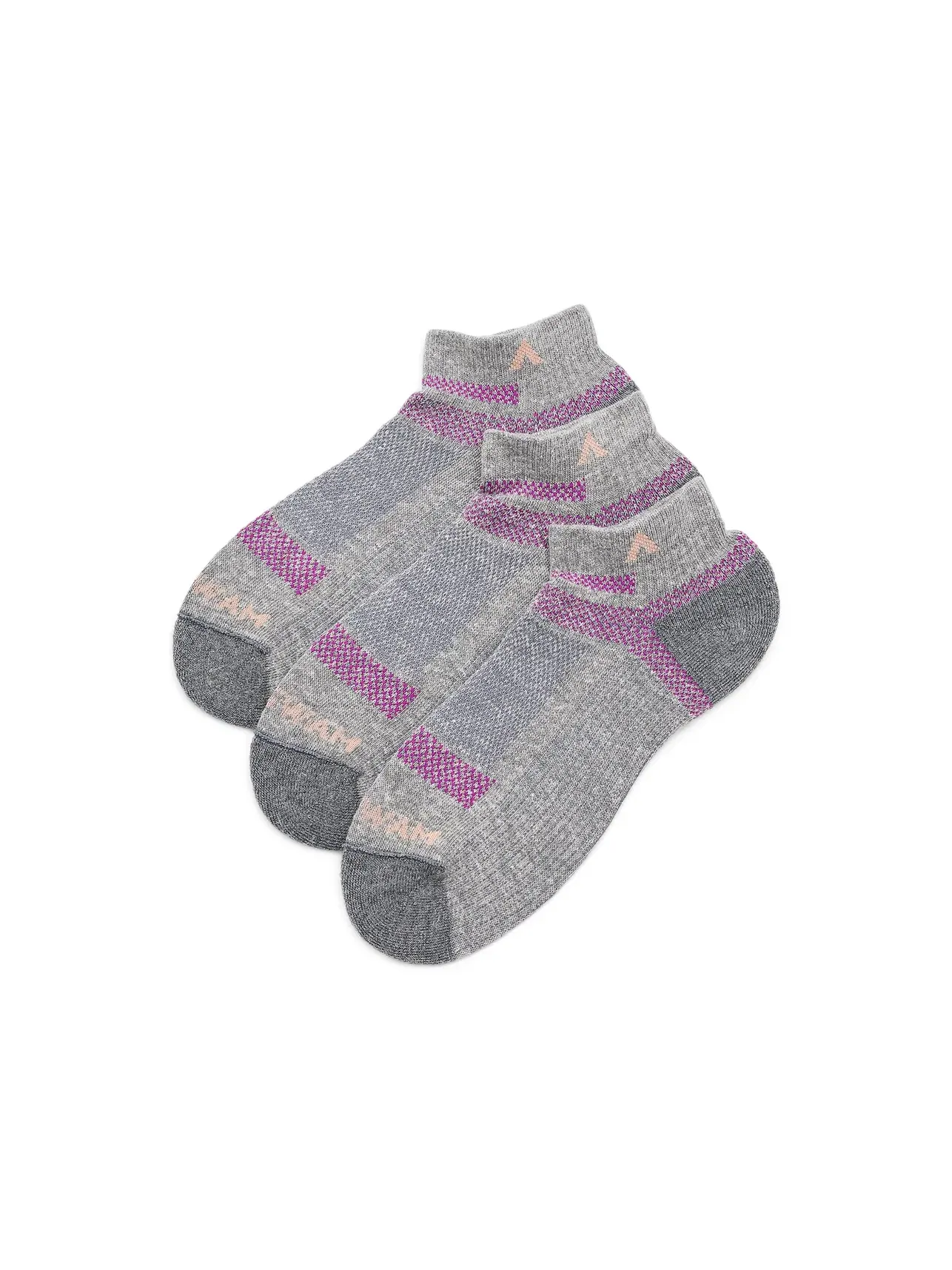 Низкие носки Ultra Cool-Lite, 3 пары Ultra Cool-Lite Low 3-Pack Wigwam — изображение 1 из 2, серебристый