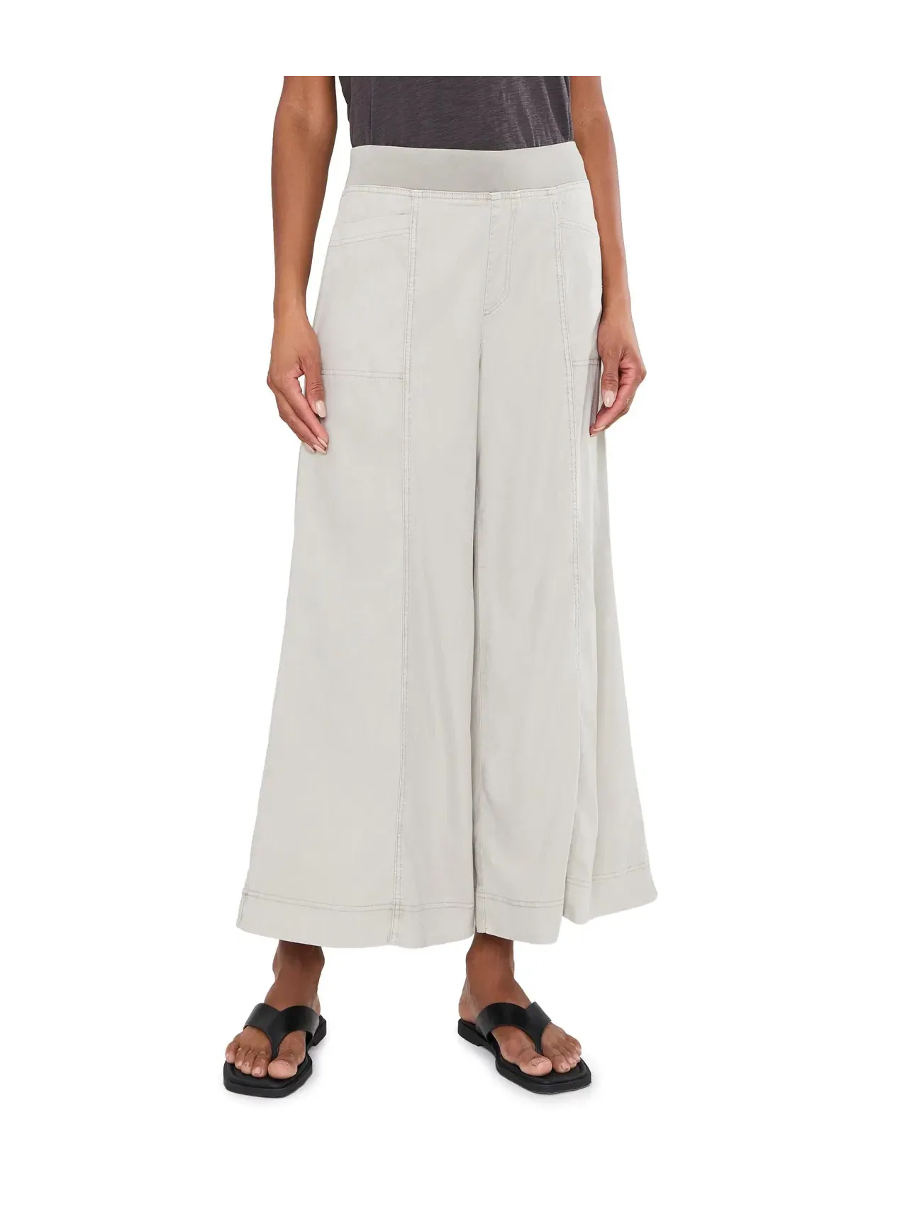 Брюки широкие Shaun Wide Leg Xcvi — изображение 1 из 5, белый