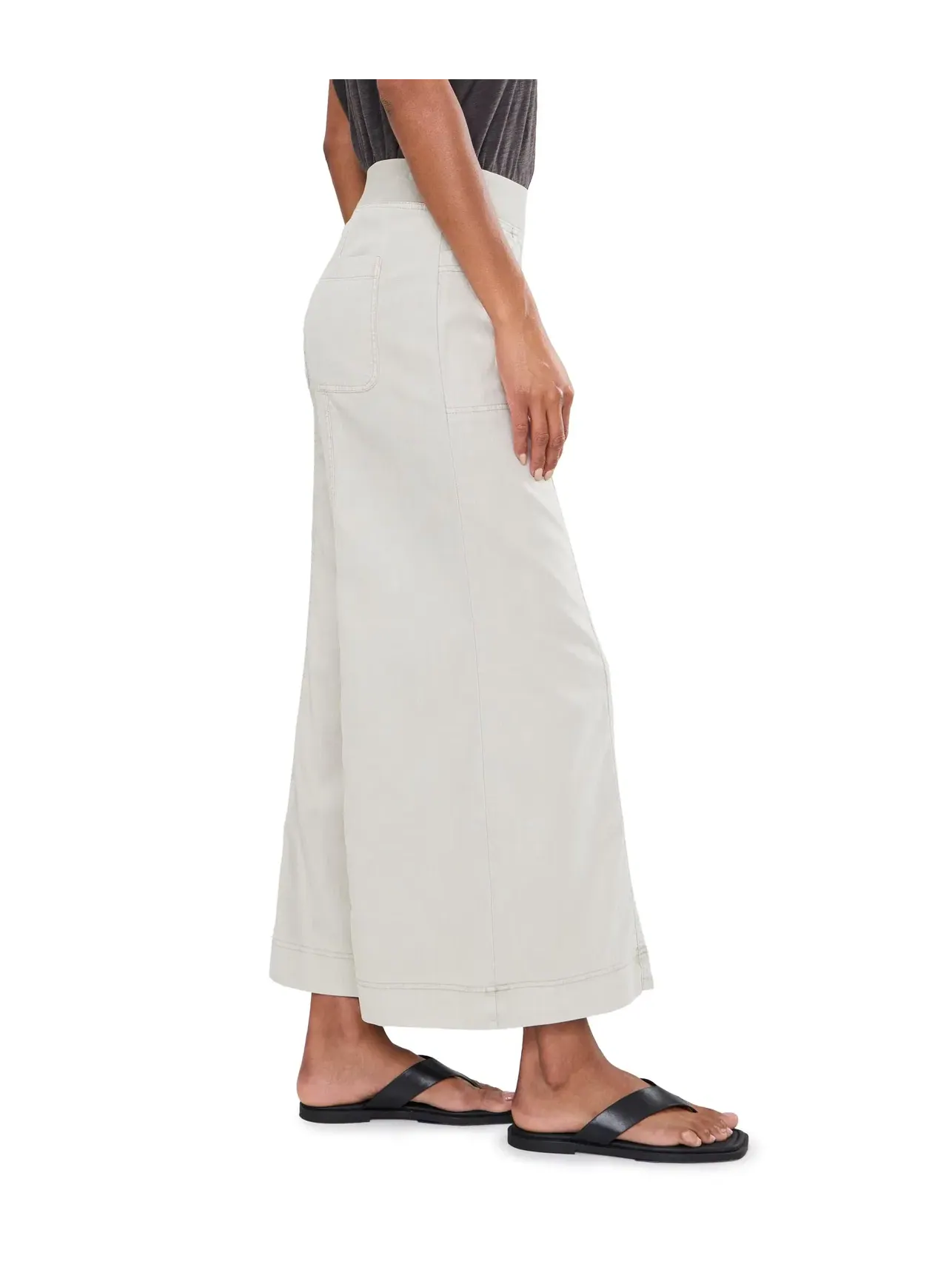 Брюки широкие Shaun Wide Leg Xcvi — изображение 3 из 5, белый