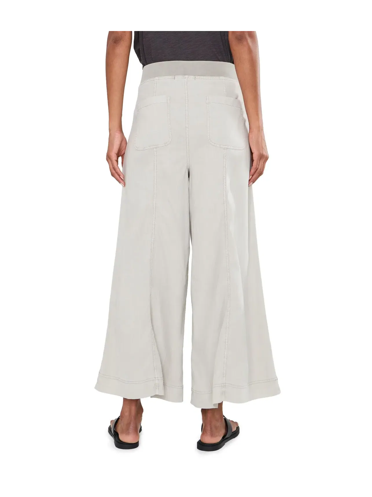 Брюки широкие Shaun Wide Leg Xcvi — изображение 4 из 5, белый