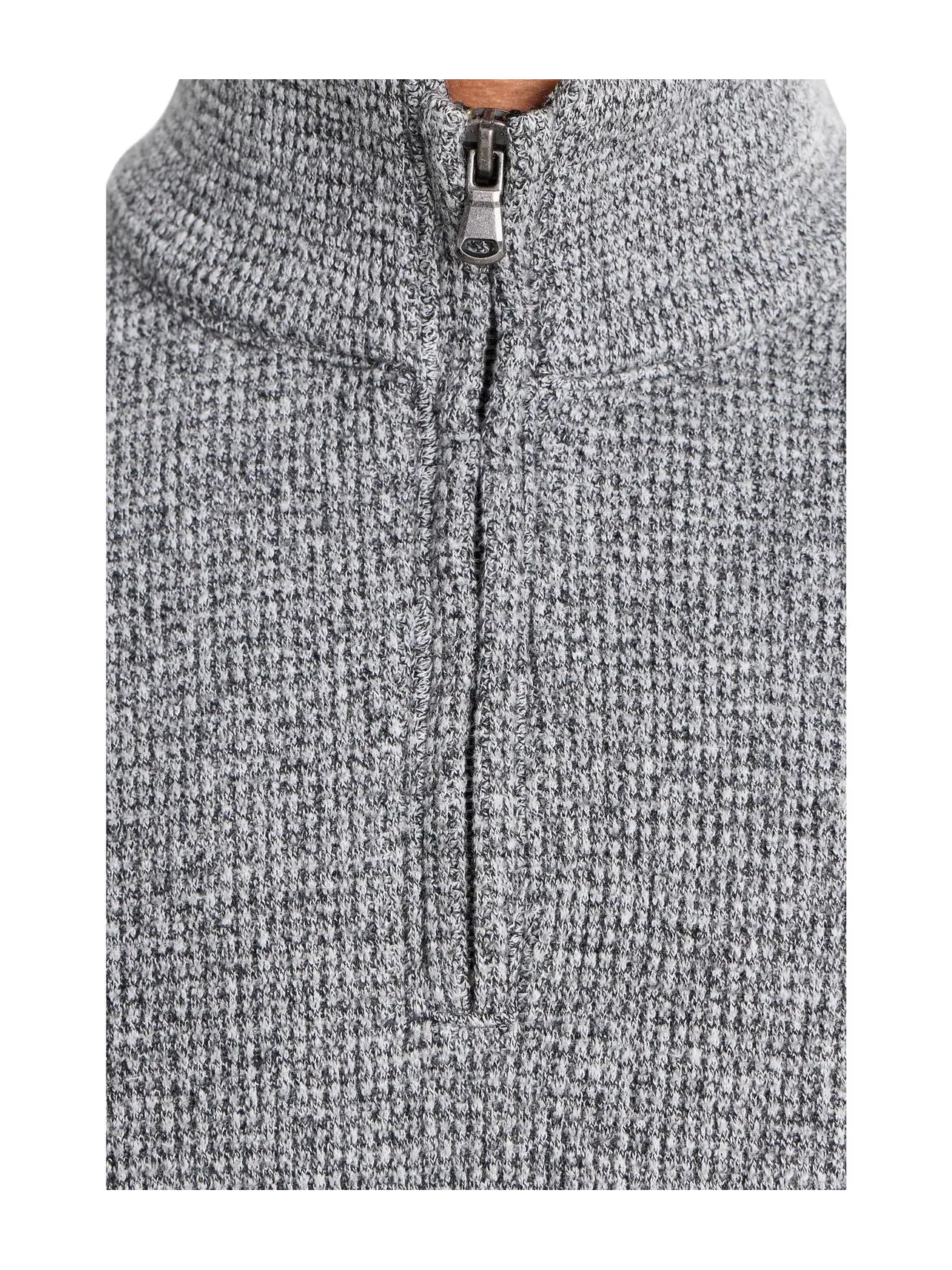 Толстовка на молнии 1/4 из ворсистого вафельного трикотажа Brushed Waffle 1/4 Zip Vince — изображение 5 из 5, черный