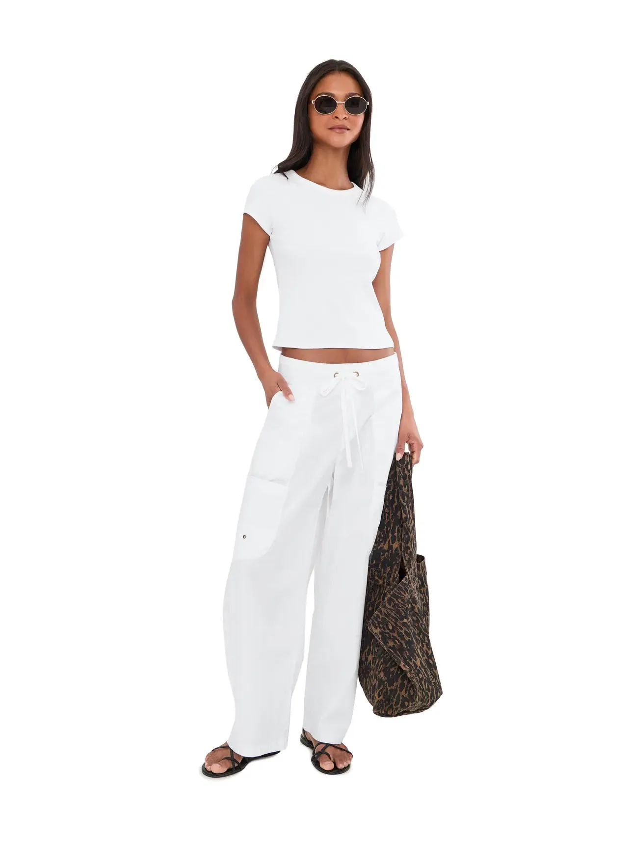 Брюки Pender Pants Xcvi — изображение 2 из 5, белый