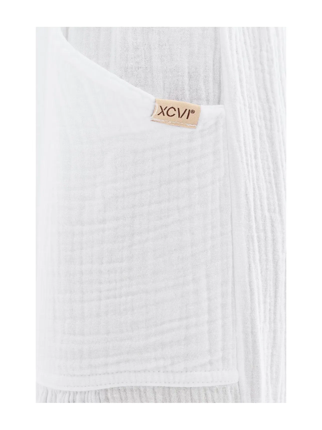 Брюки широкие Muriel Wide Leg Xcvi — изображение 5 из 5, белый