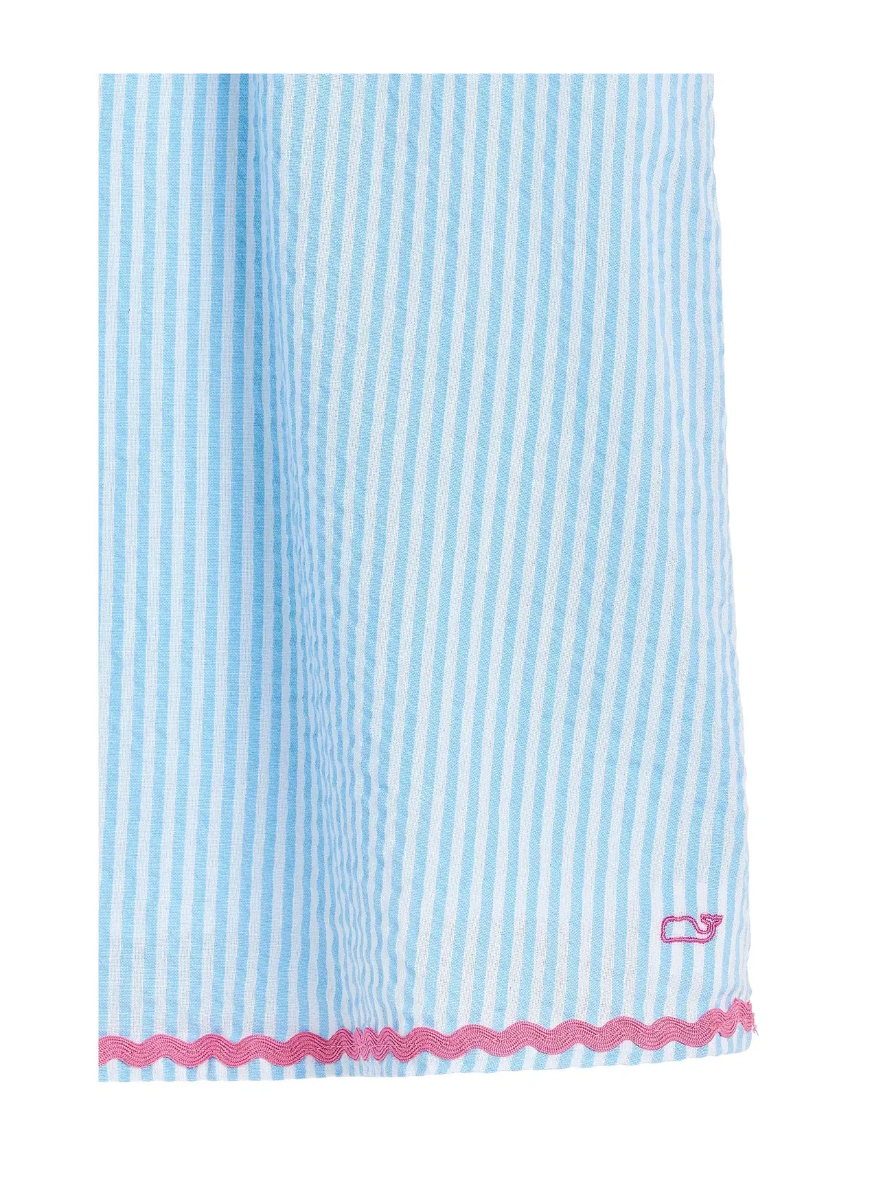 Платье Regan из жатой ткани (для маленьких и больших детей) Vineyard Vines Kids — изображение 3 из 3, синий