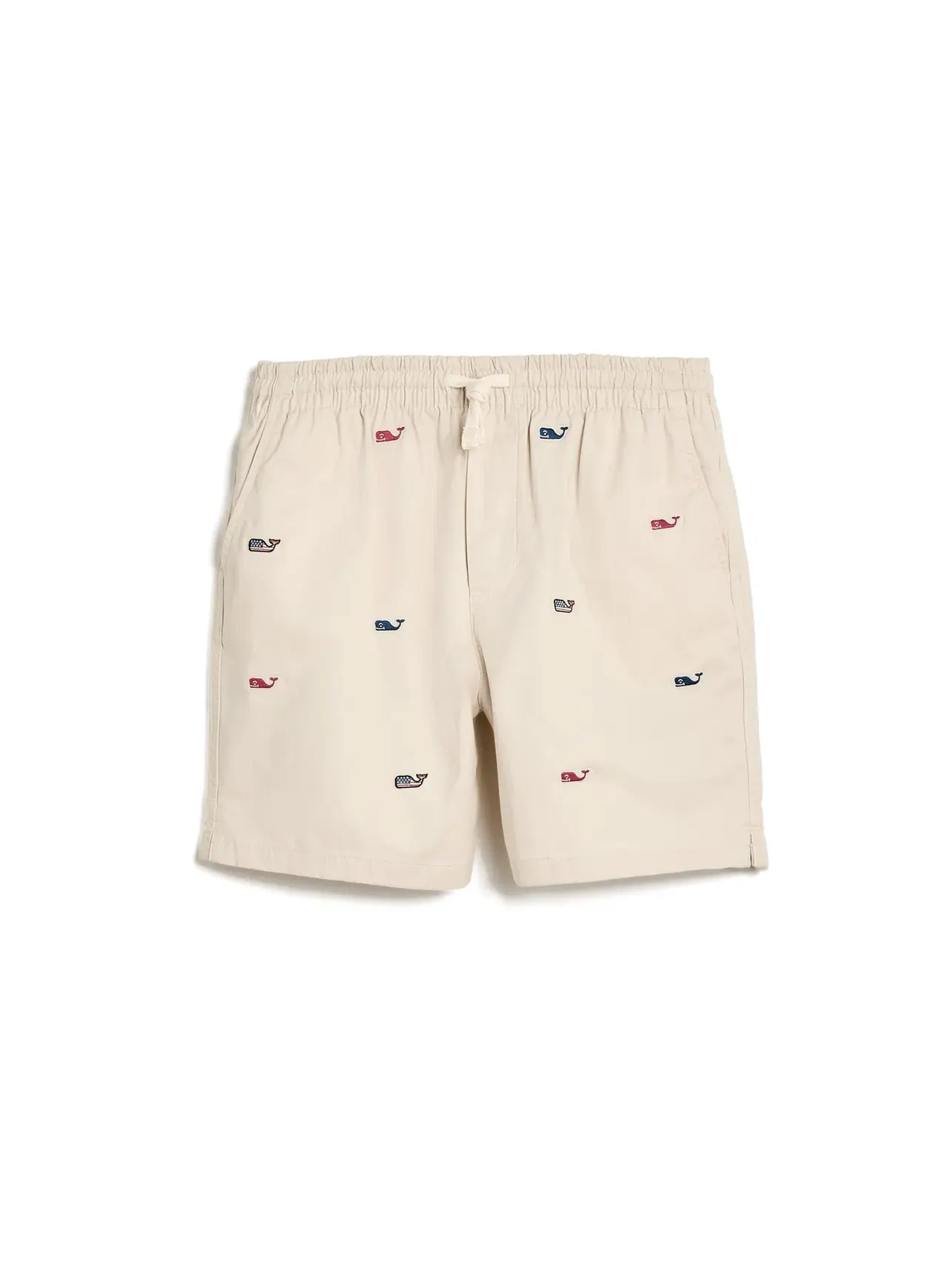 Вышитые шорты на резинке (для малышей/детей постарше) Vineyard Vines Kids — изображение 1 из 3, серый