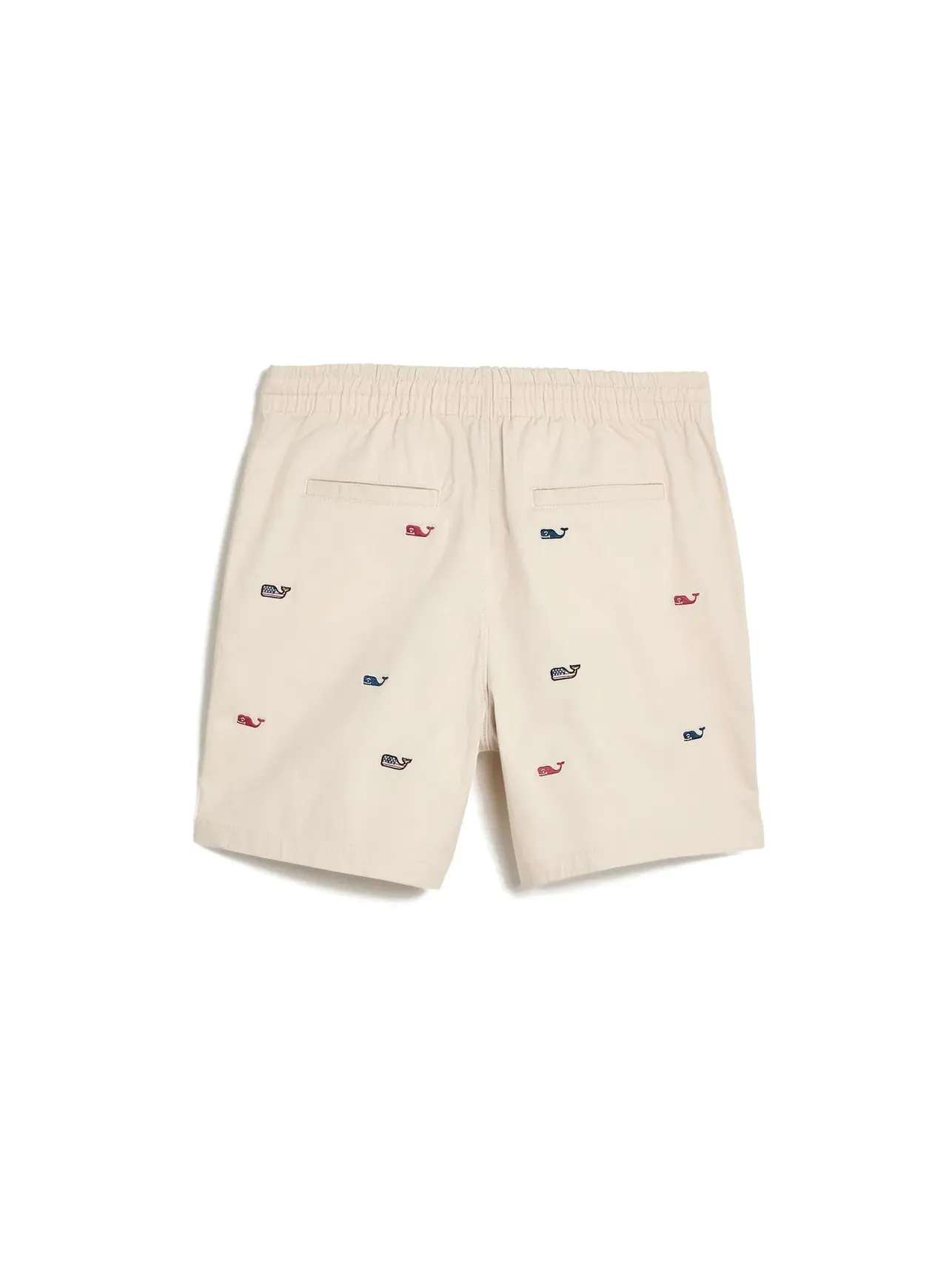 Вышитые шорты на резинке (для малышей/детей постарше) Vineyard Vines Kids — изображение 2 из 3, серый