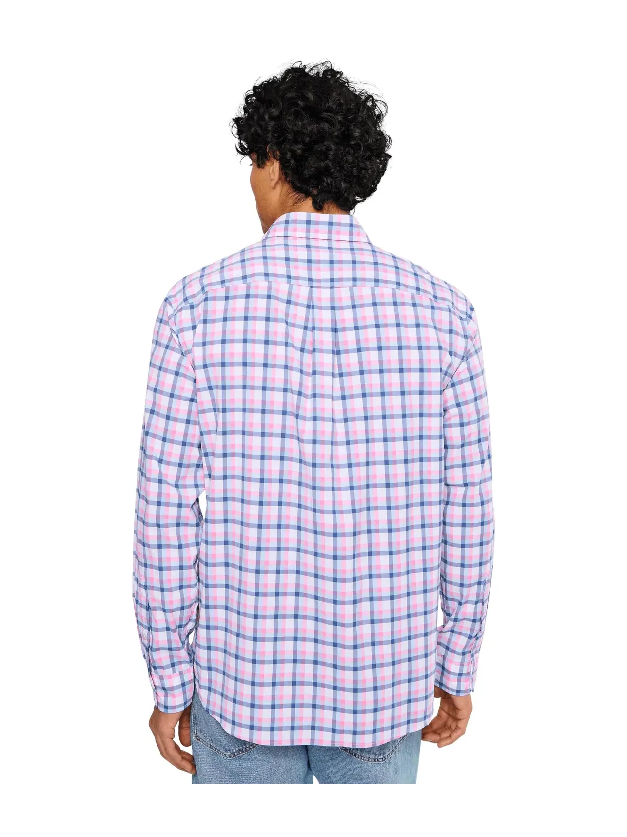 Футболка Grenadine Check FRWT Performance Vineyard Vines — изображение 4 из 5, голубой