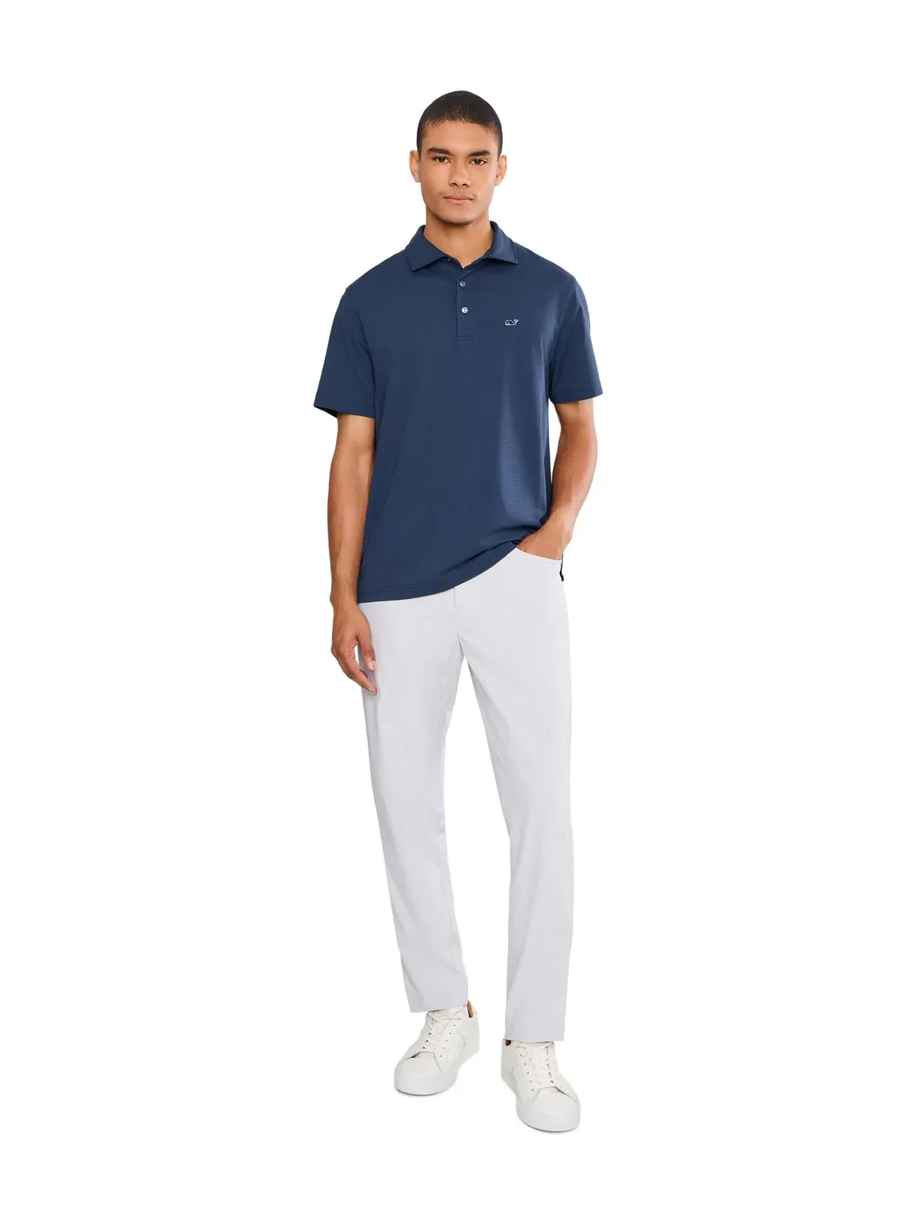 Поло Performance Air Tech Vineyard Vines — изображение 2 из 5, синий